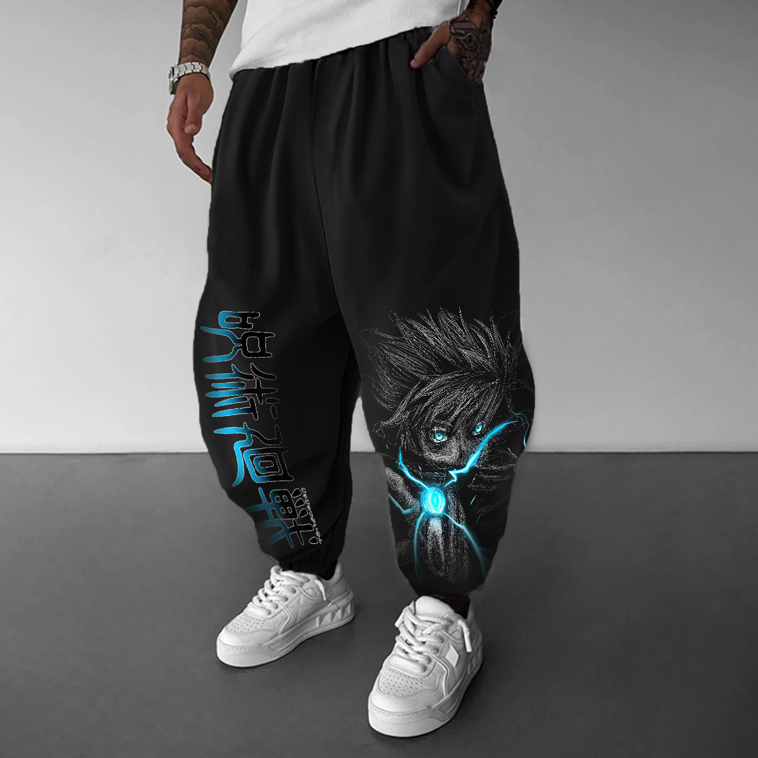 Gojo Satoru Unisex Anime Printed  Pants丨Jujutsu Kaisen-AnimeClothe
