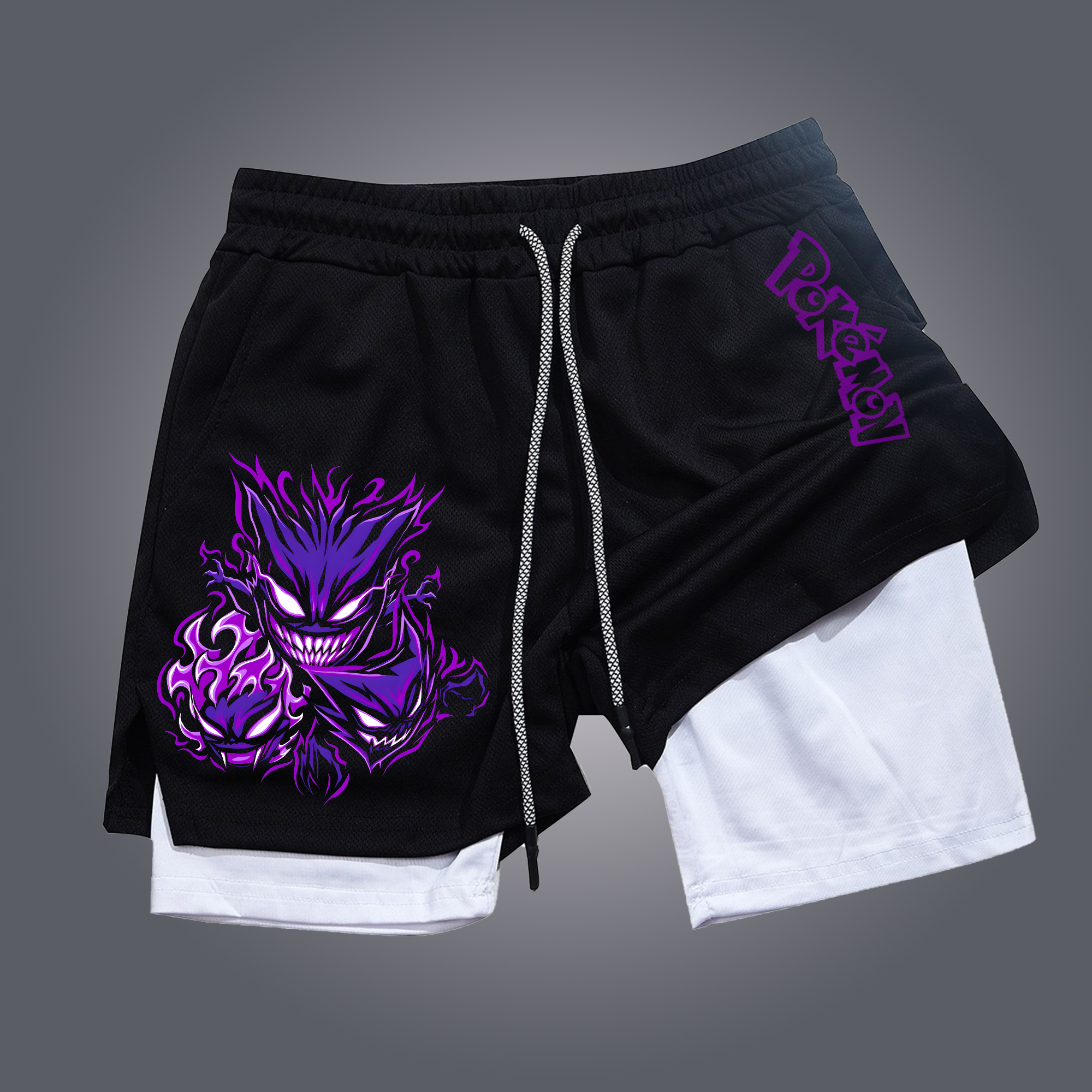 Unisex Casual Anime Streetwear Shorts-AnimeClothe