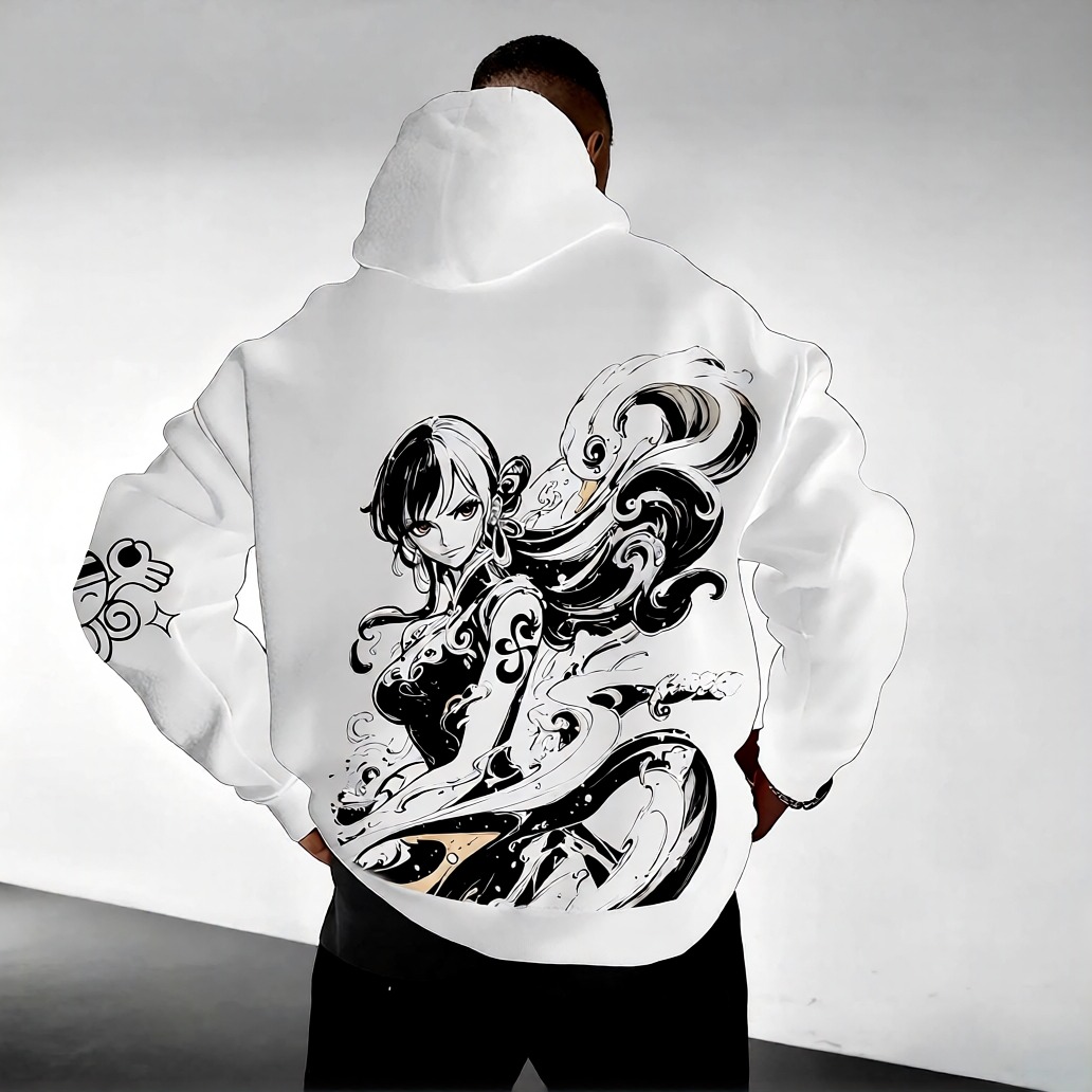 Unisex Anime Graphic Streetwear Vintage Hoodie