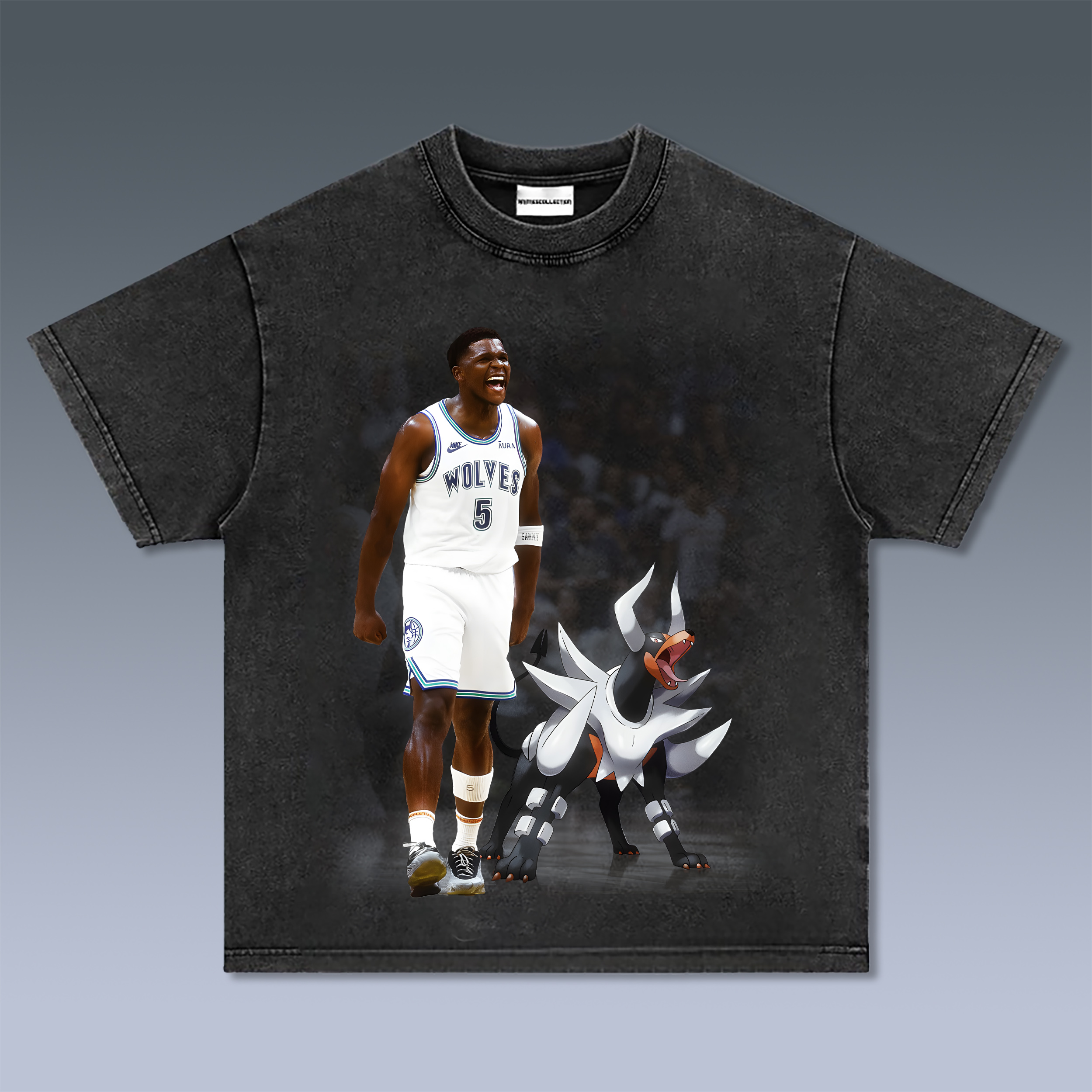 Unisex Vintage Tee丨 Anthony Edwards-AnimeClothe