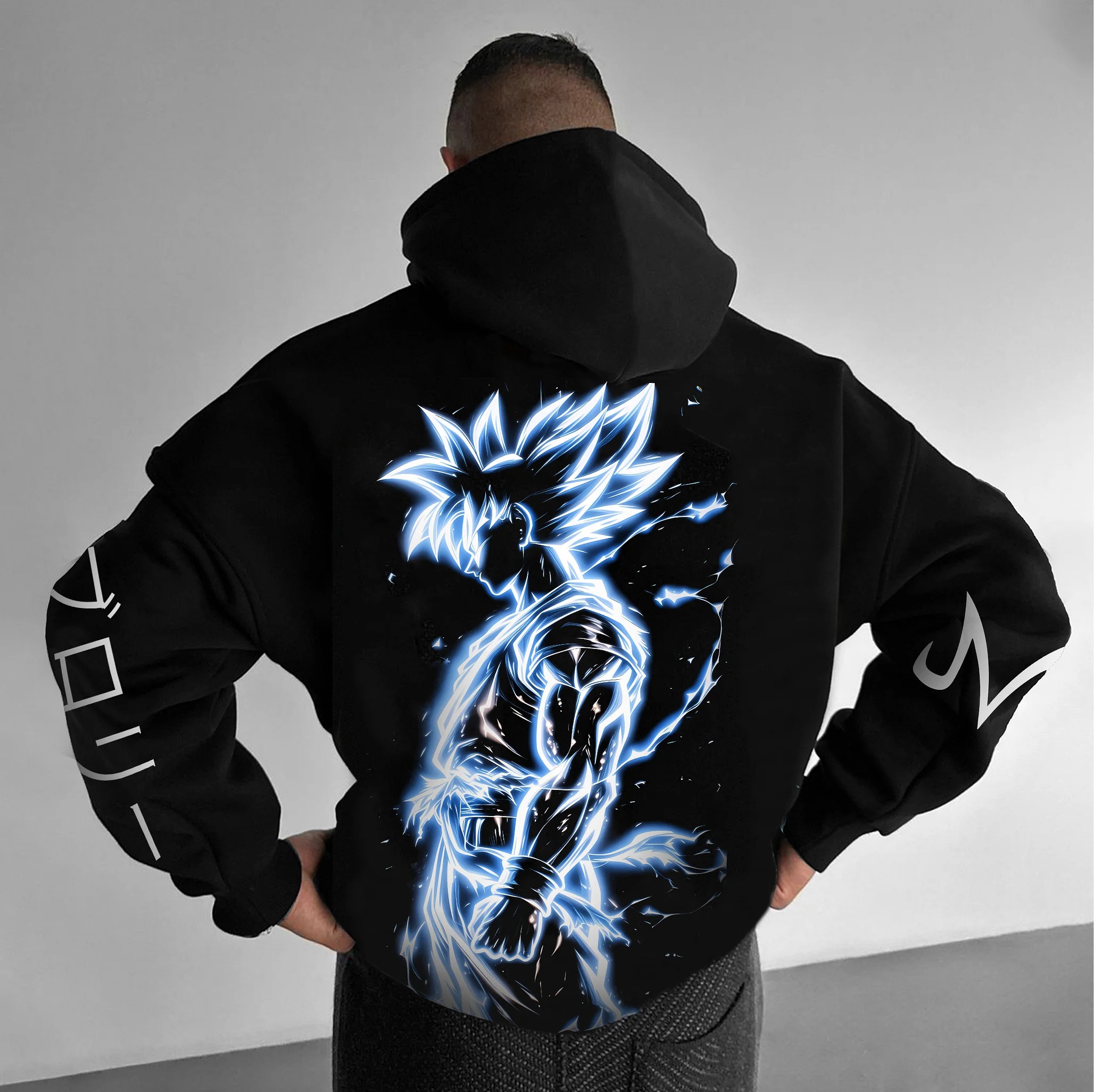 Unisex Anime Print  Casual Oversized Hoodie