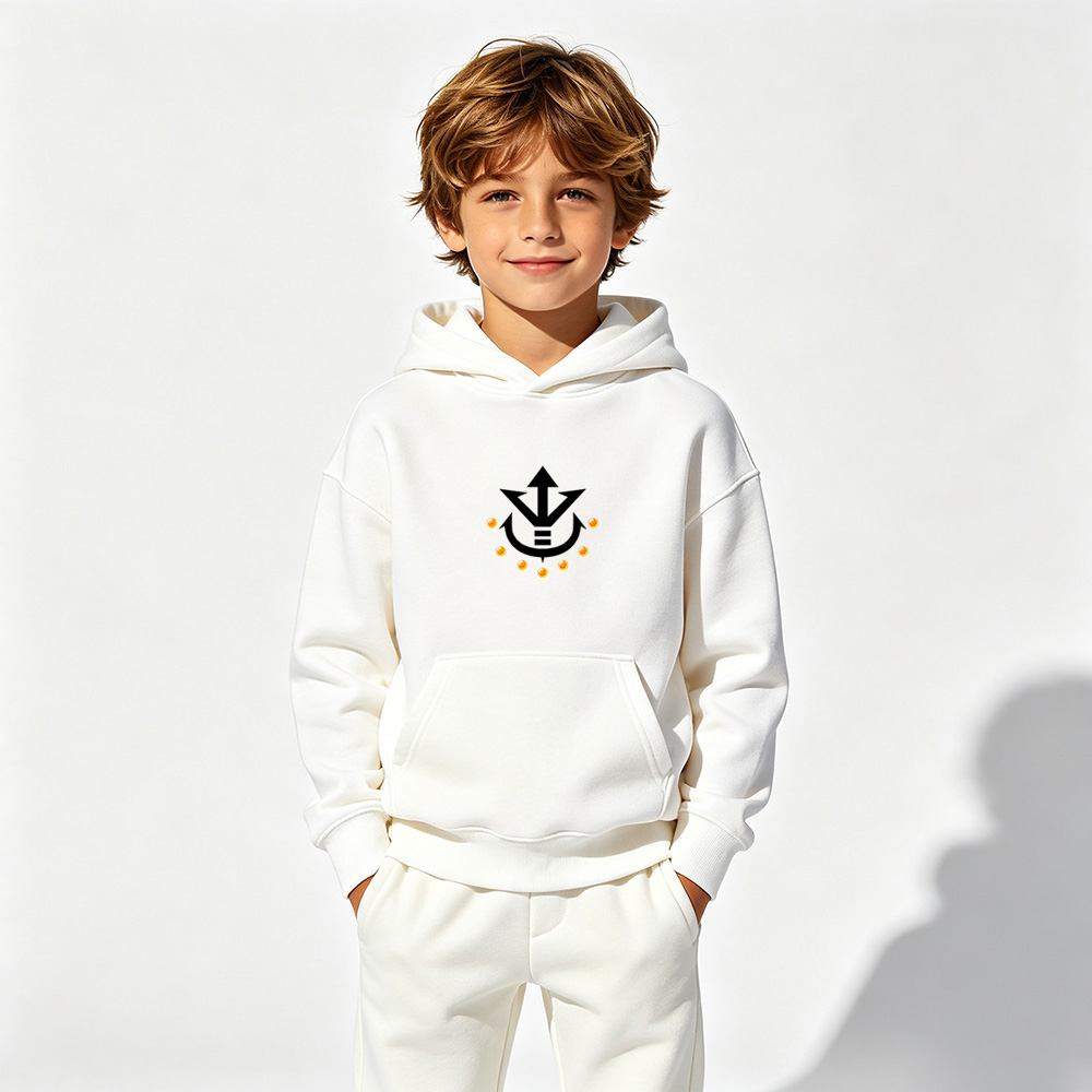 Dragon Ball Anime Graphic Hoodie for Goku Kids Cartoon Print Cotton Tee