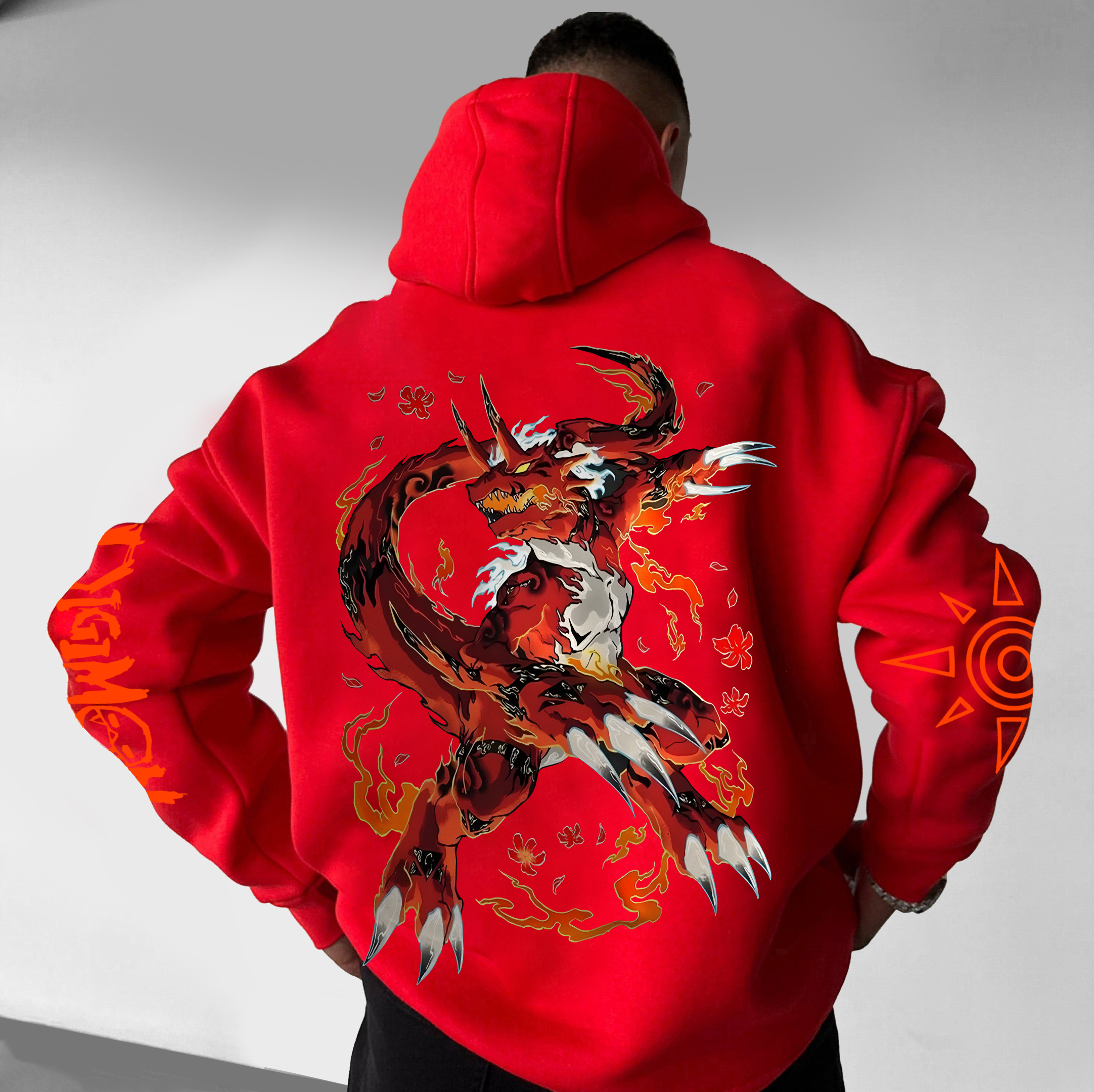 Unisex “Digimon” Anime Graphic Streetwear Vintage Hoodie