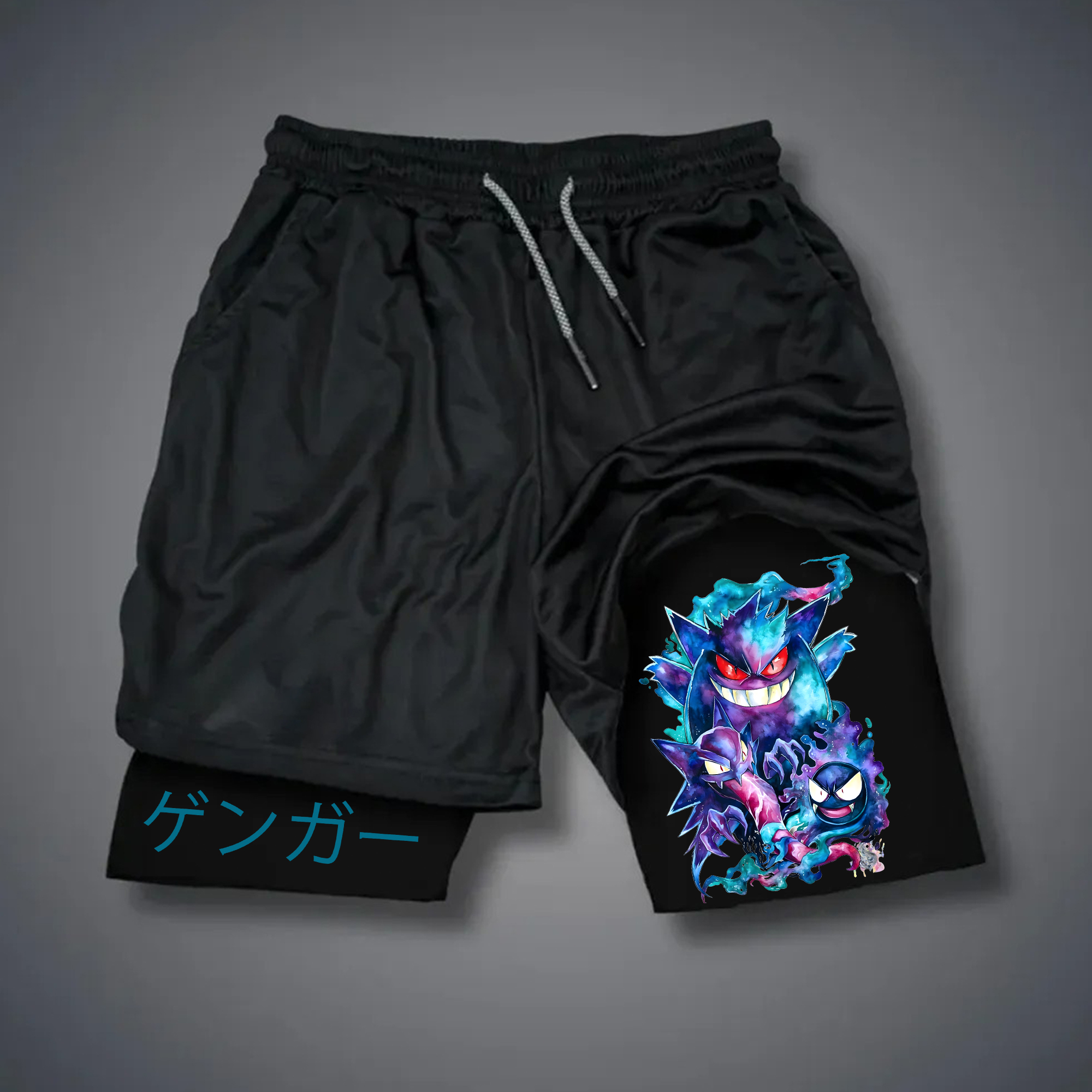 Unisex Casual Anime Streetwear Shorts-AnimeClothe