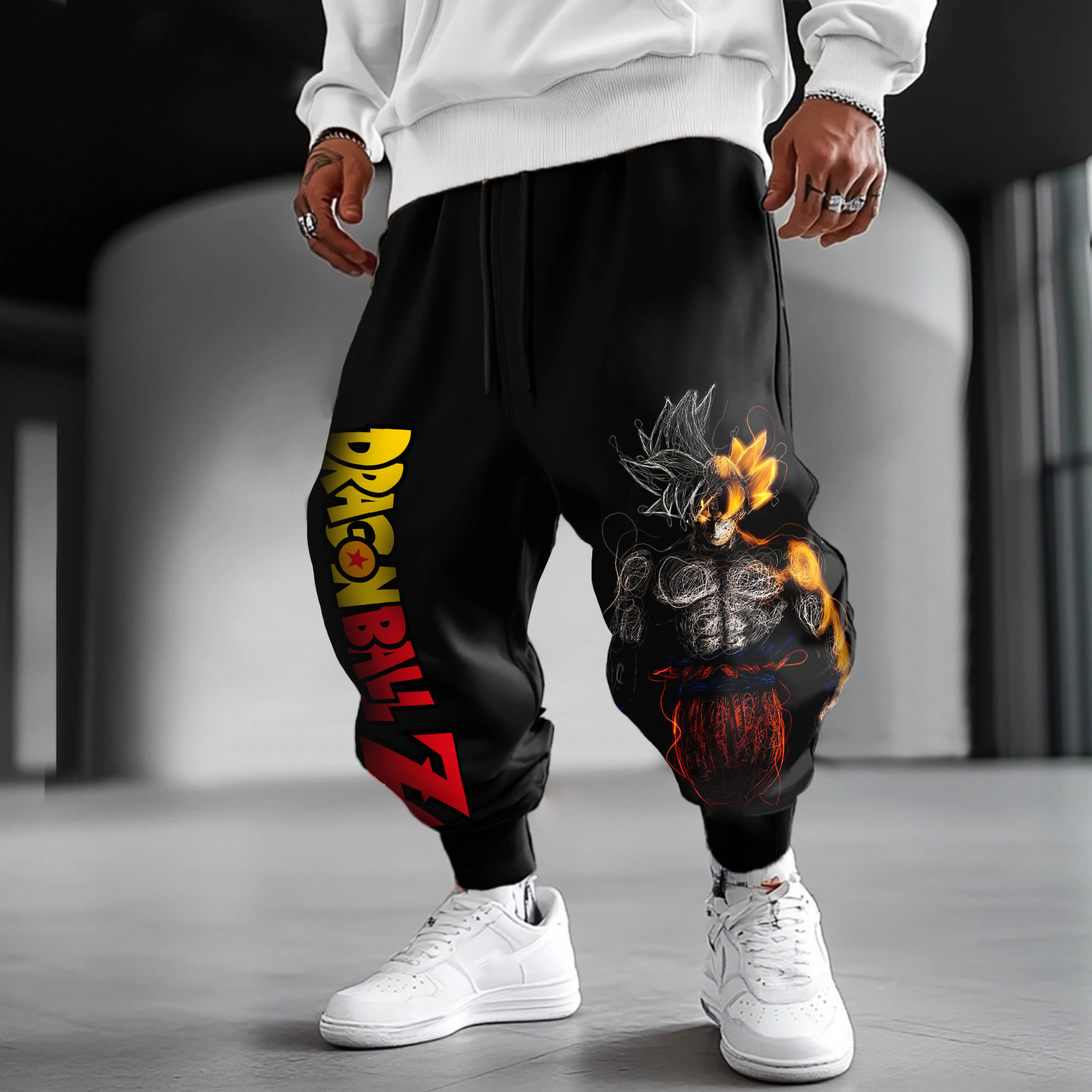 Unisex Casual Anime Streetwear Pants-AnimeClothe