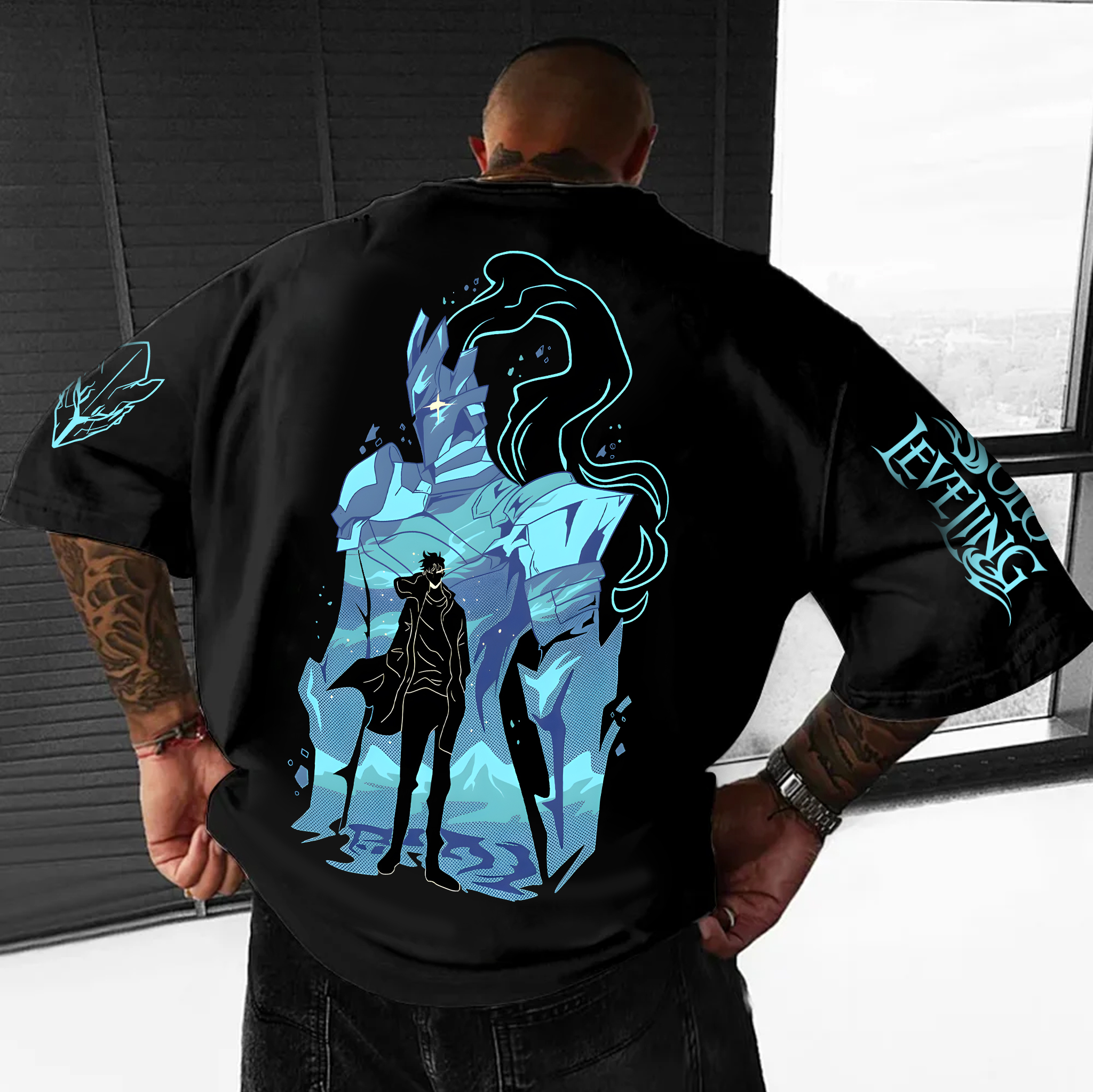 Solo Leveling Igris Unisex Anime Inspired Vintage T-Shirt-AnimeClothe