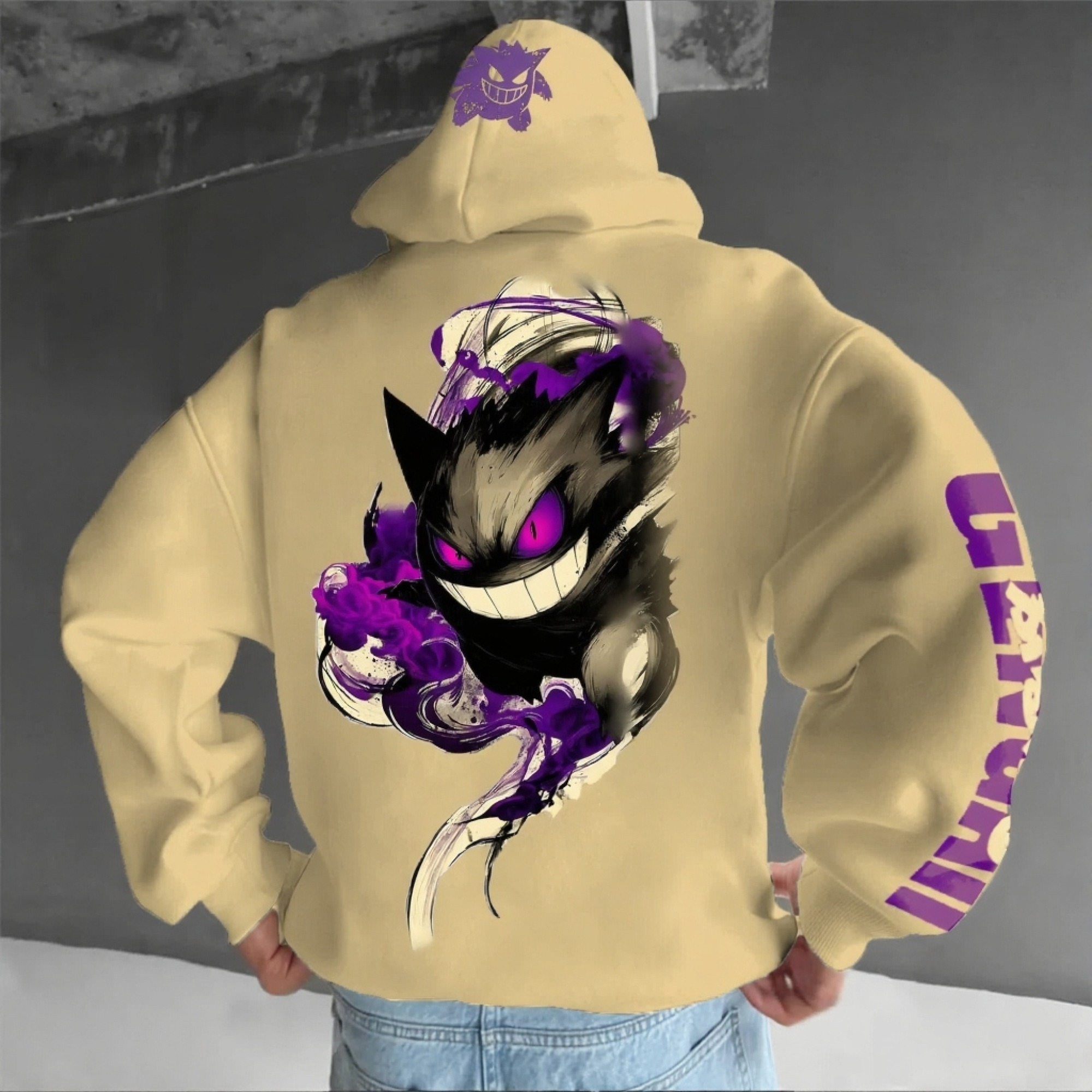 Pokémon Unisex Anime Gengar Hoodie
