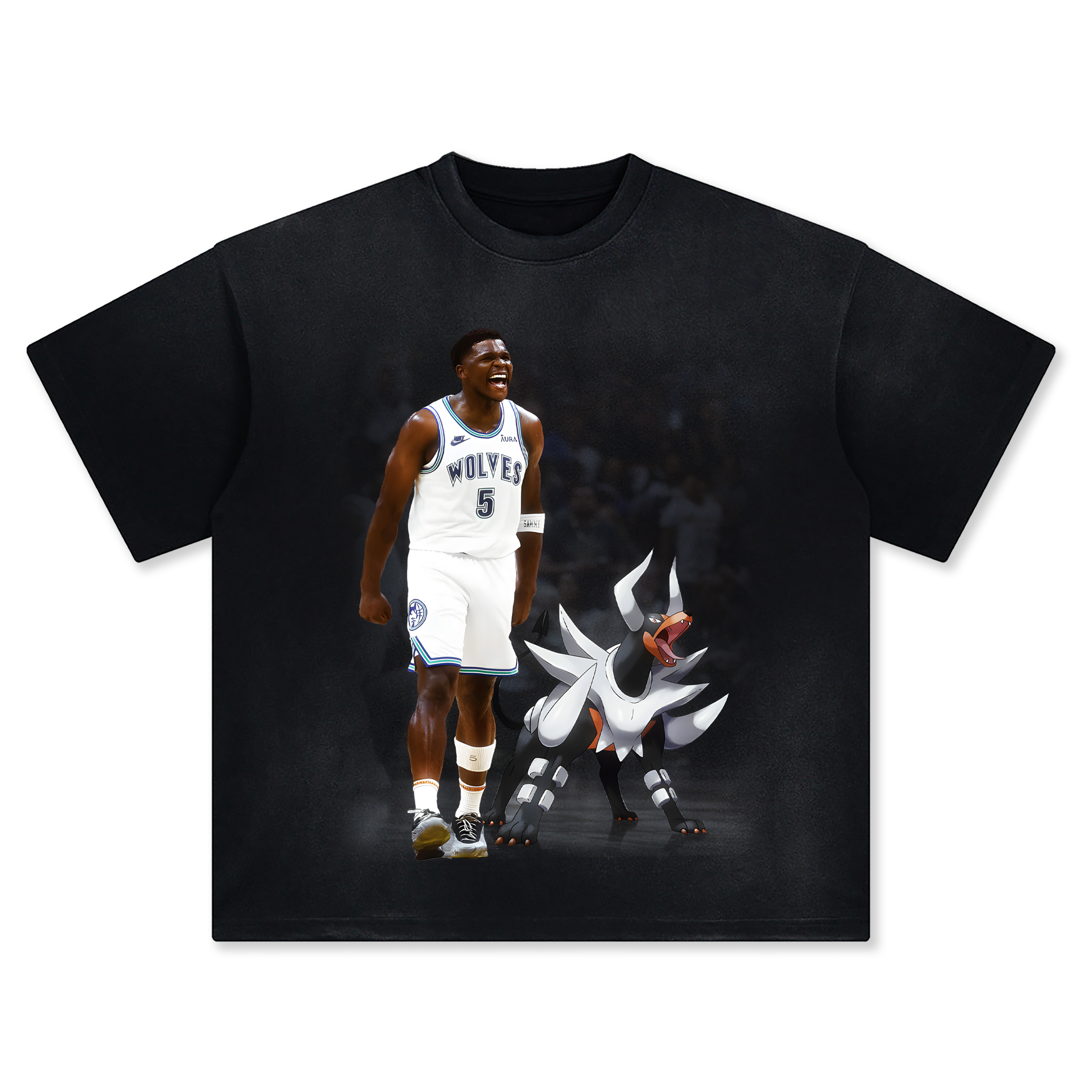 Unisex Vintage Tee丨 Anthony Edwards-AnimeClothe