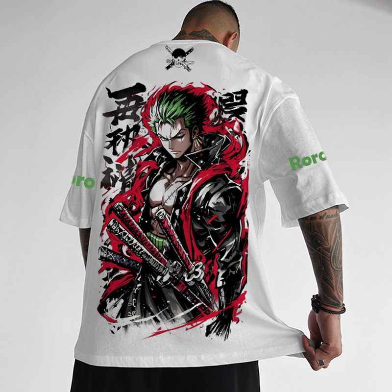 Unisex Anime Inspired Vintage T-Shirt丨