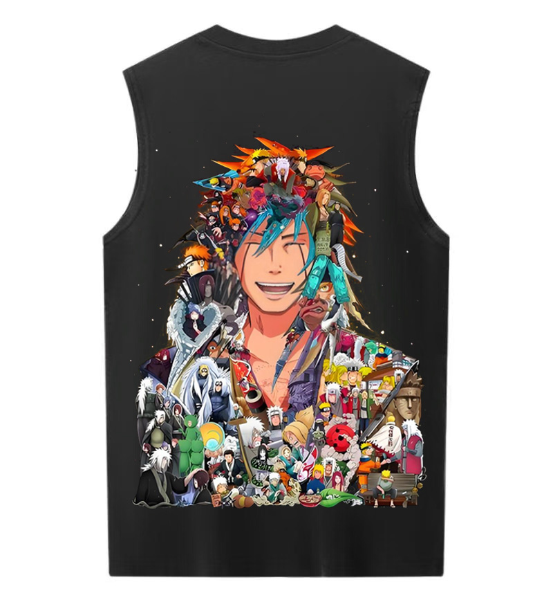 Men's Anime Anime Print Casual Sports Vest