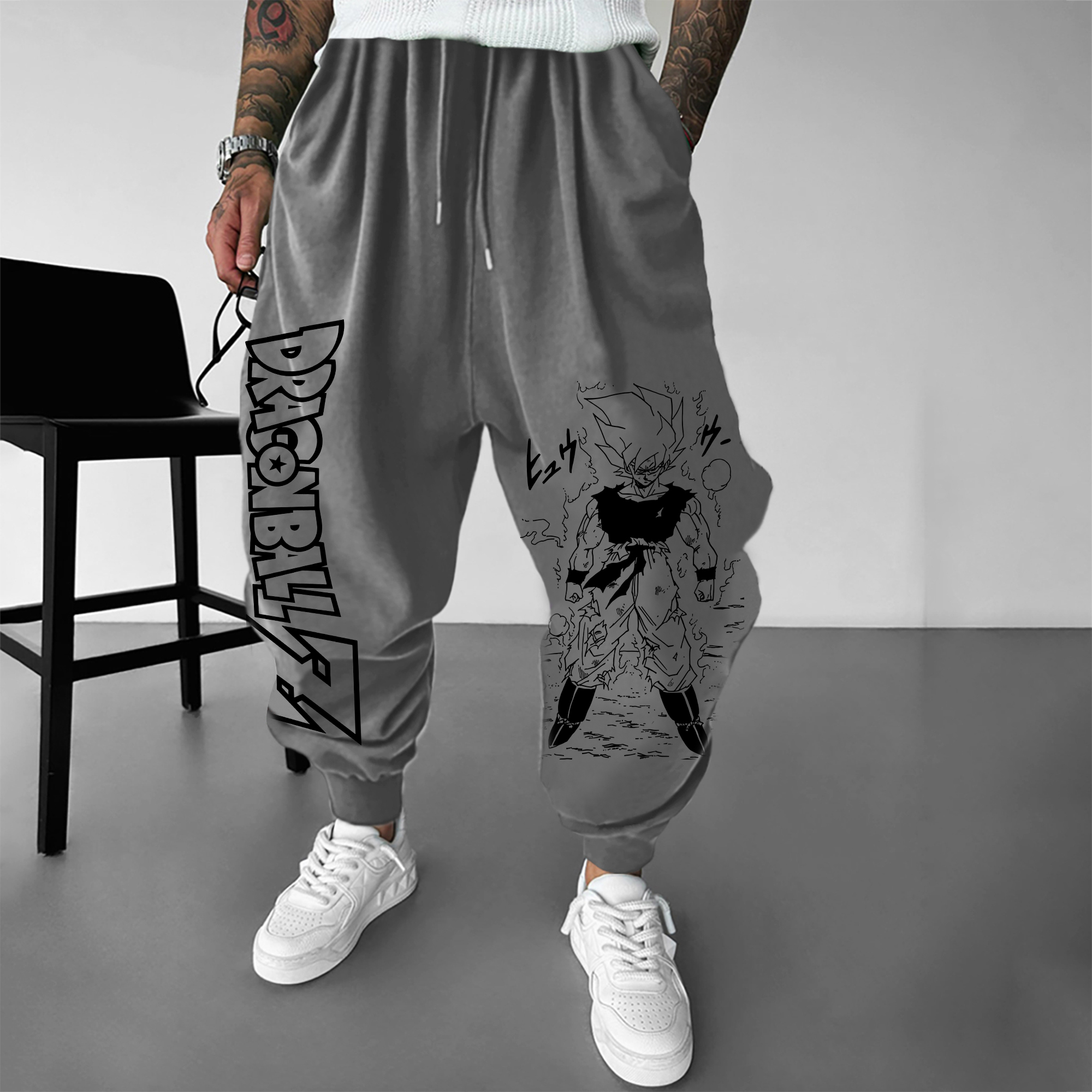 Unisex Casual Anime Streetwear Pants-AnimeClothe