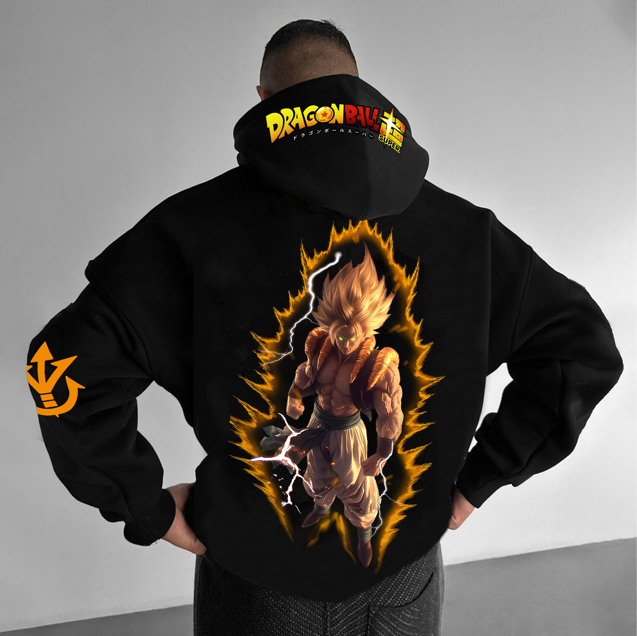 Unisex Anime Print  Casual Oversized Hoodie-AnimeClothe