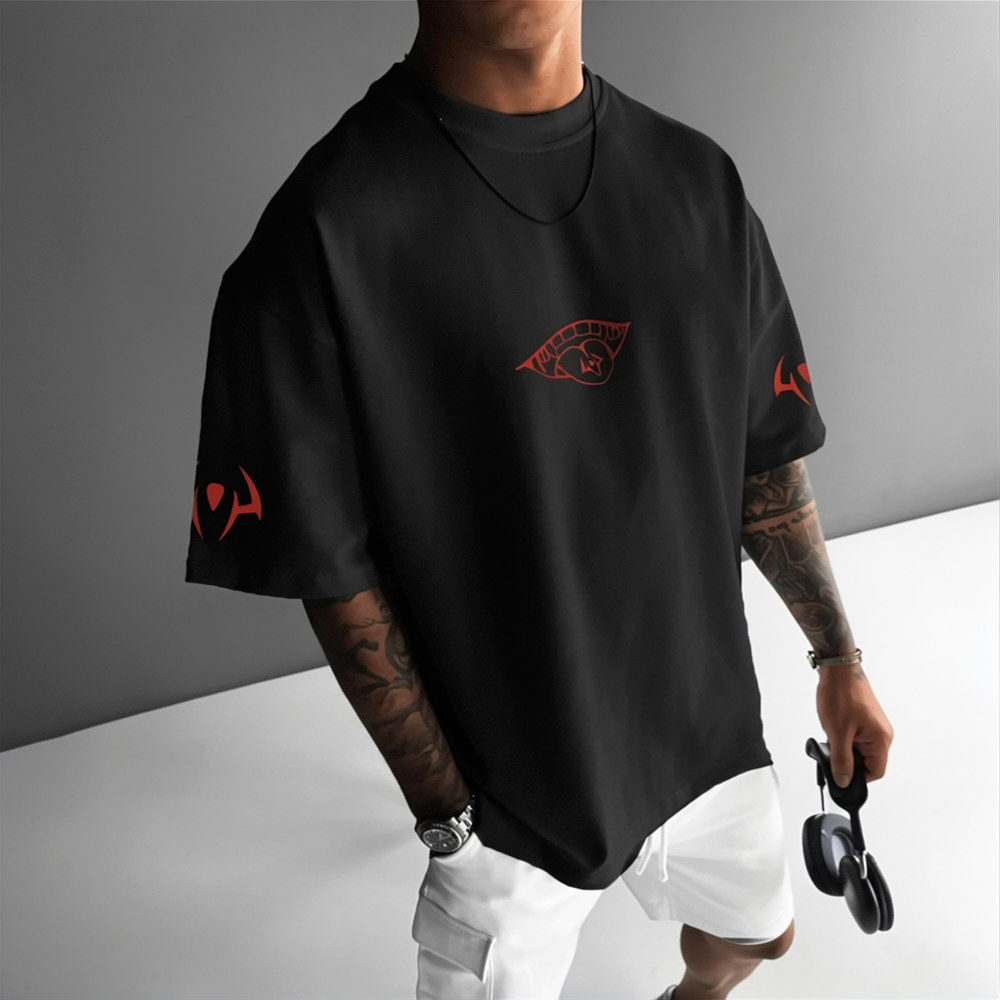 Jujutsu Kaisen Anime Theme Cartoon Print Pure Cotton T-Shirt