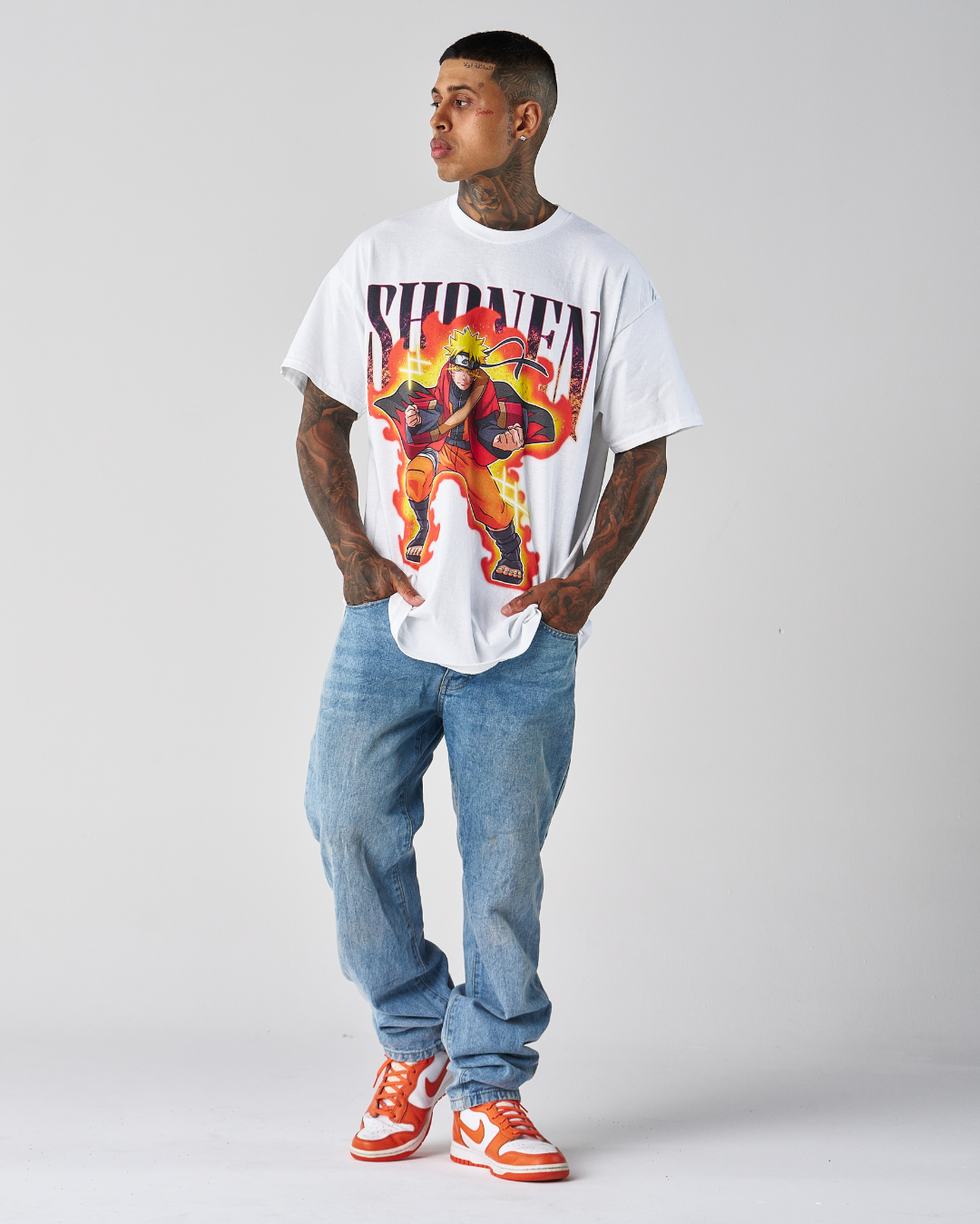 Unisex Vintage T-Shirt丨 NARUTO