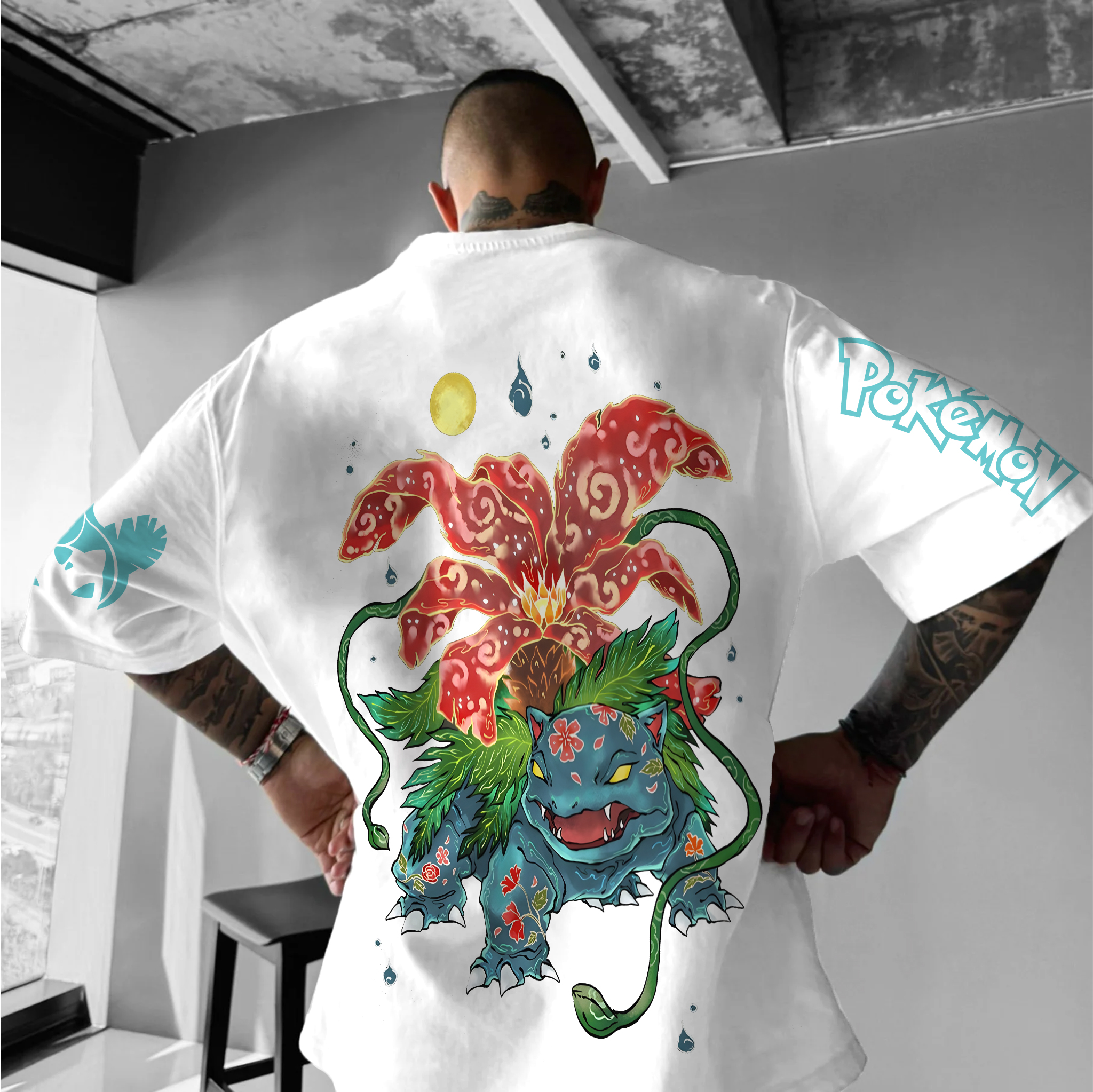 Unisex   Anime Inspired Vintage T-Shirt-AnimeClothe