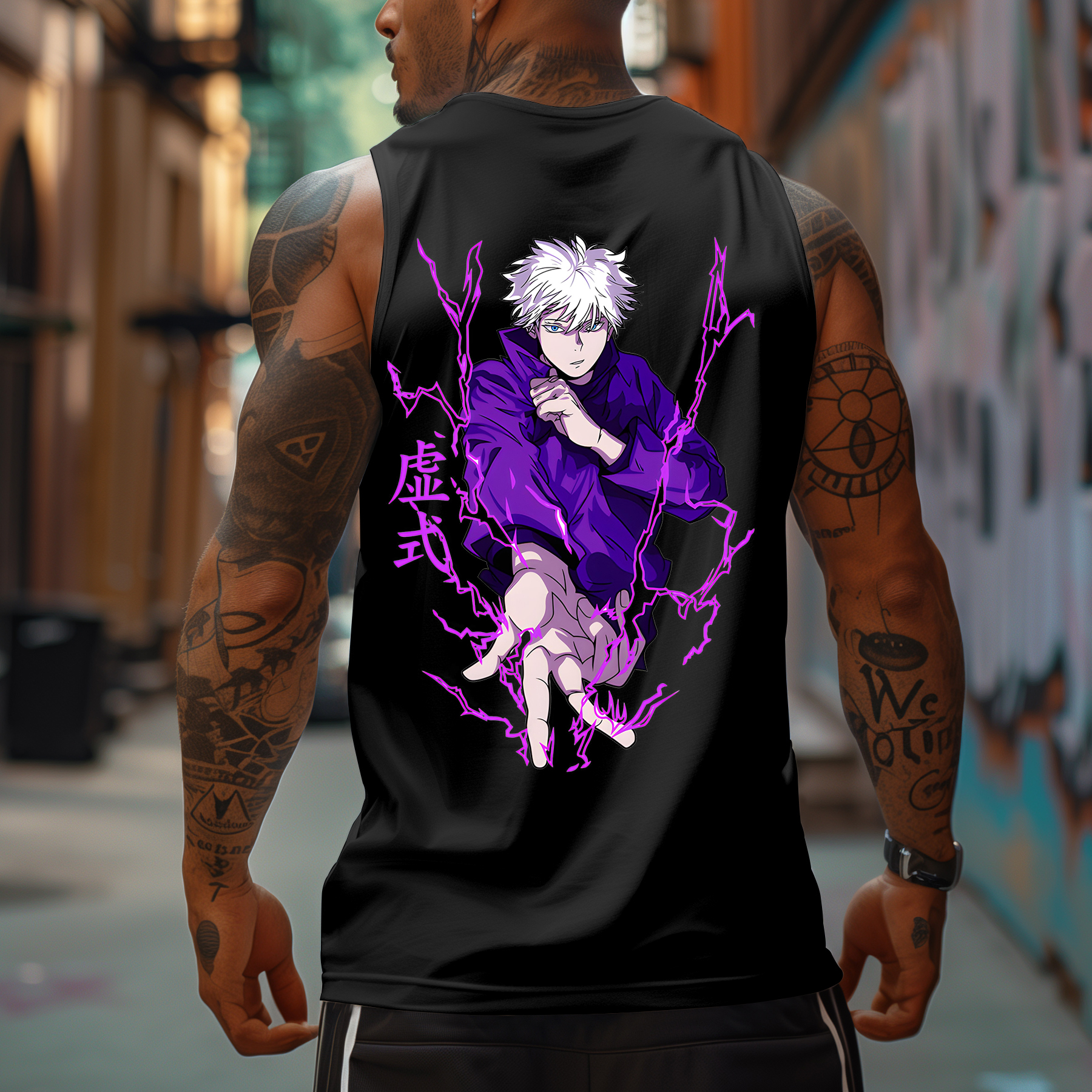Casual Animation Teacher Character Printed Tank Top-AnimeClothe