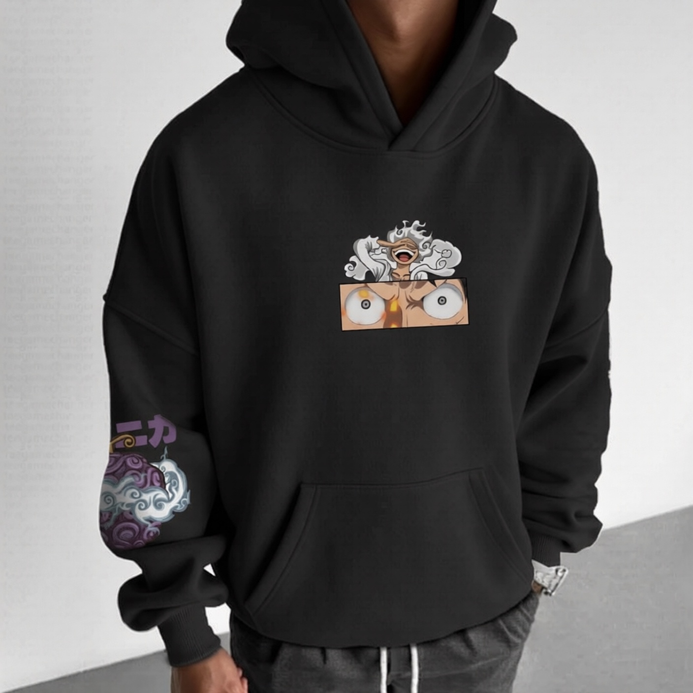 Unisex Anime Graphic Streetwear Vintage Hoodie