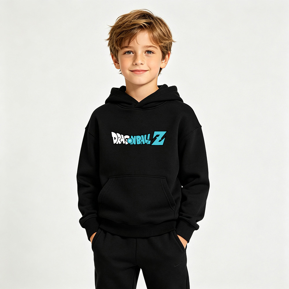 Dragon Ball Anime Graphic Hoodie for Goku Kids Cartoon Print Cotton Tee
