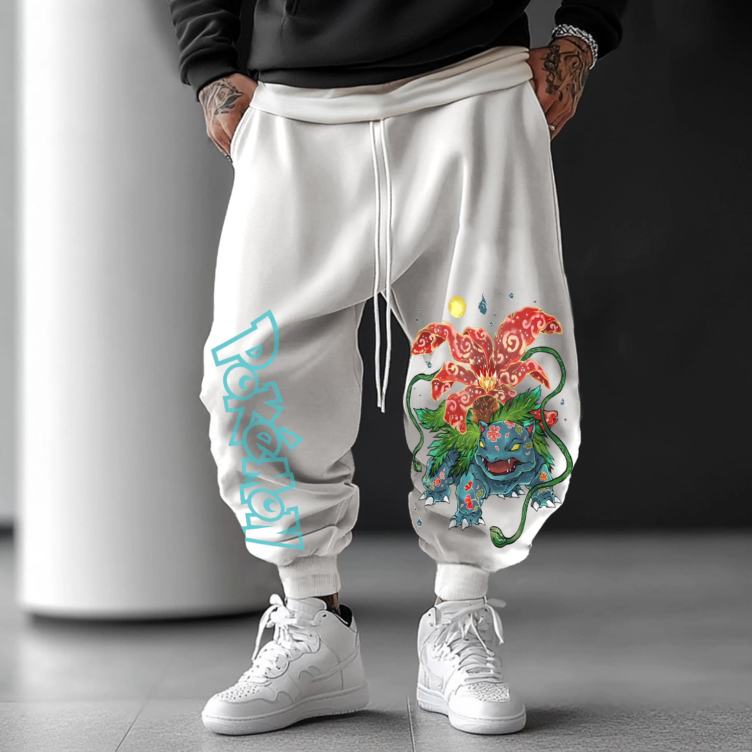 Unisex  “Pokémon” Casual Anime Streetwear Pants