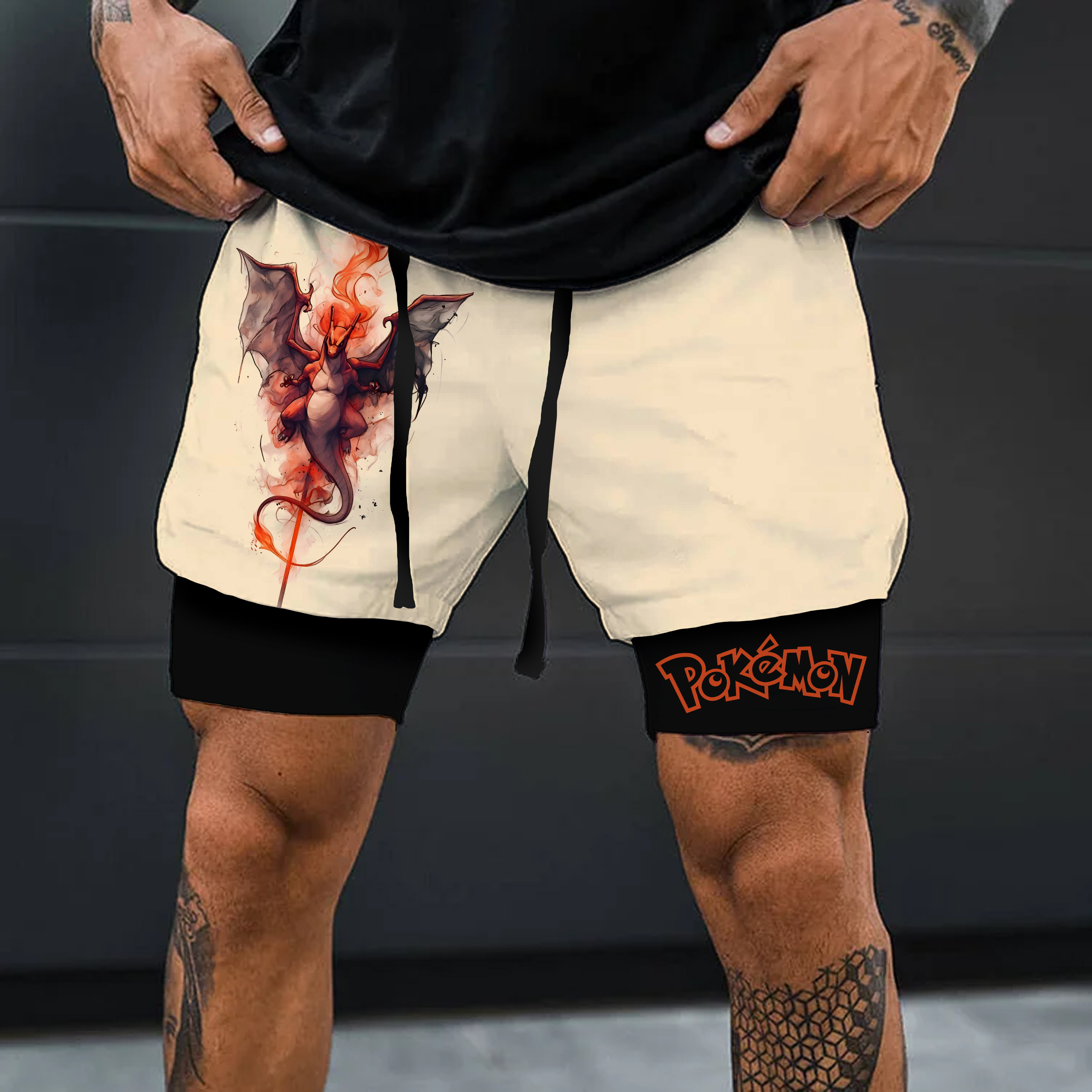 Unisex   Casual Anime Streetwear Shorts-AnimeClothe