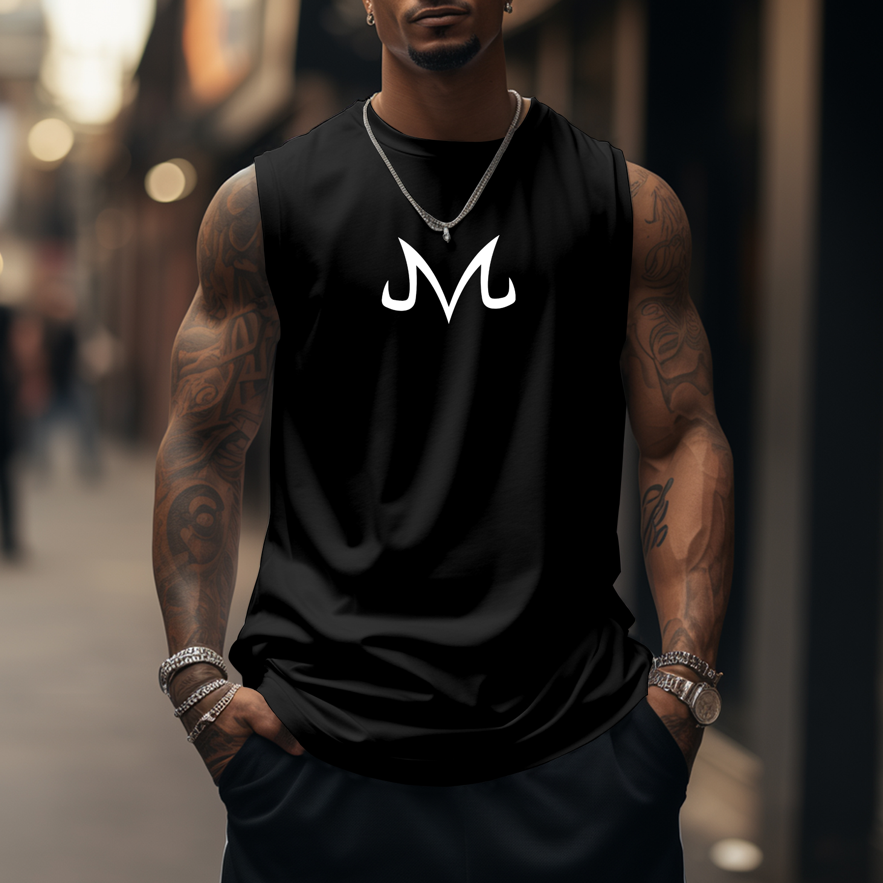 Casual Animation Design Print Tank Top-AnimeClothe