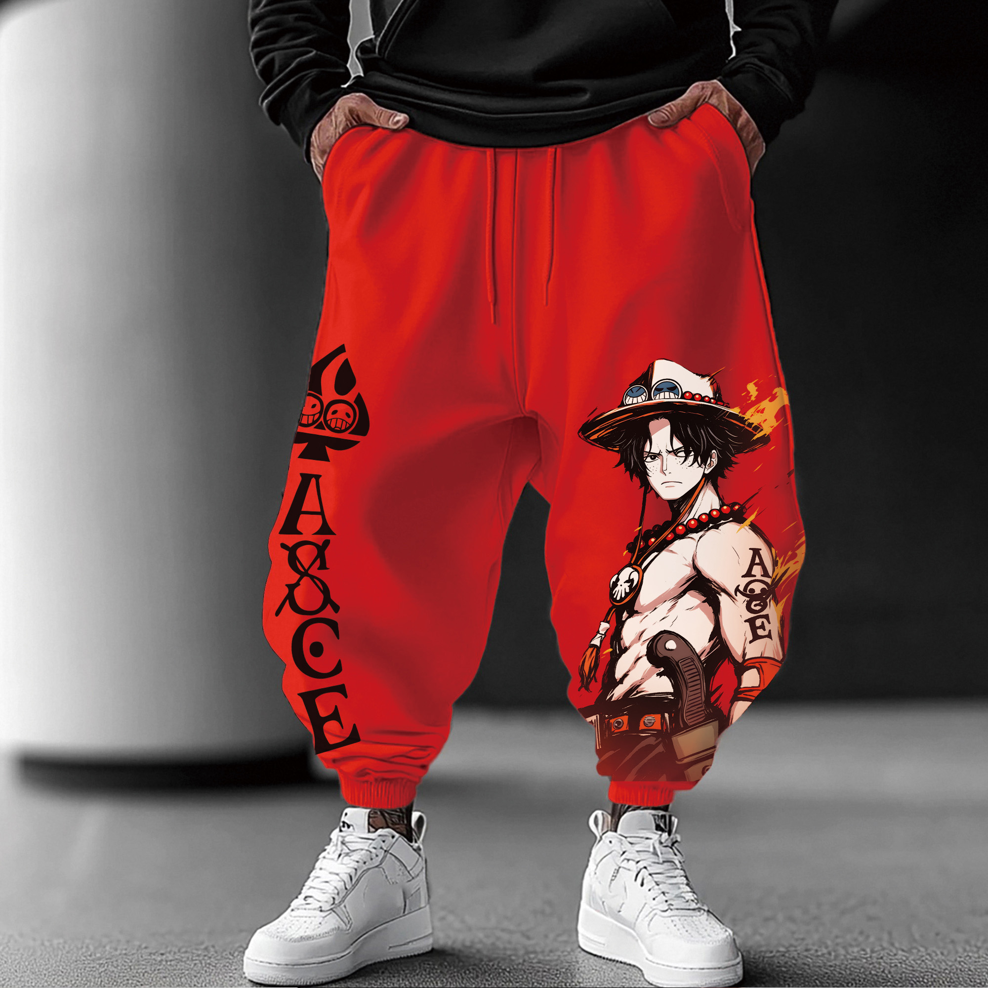 Unisex Anime Inspired Vintage Pants丨