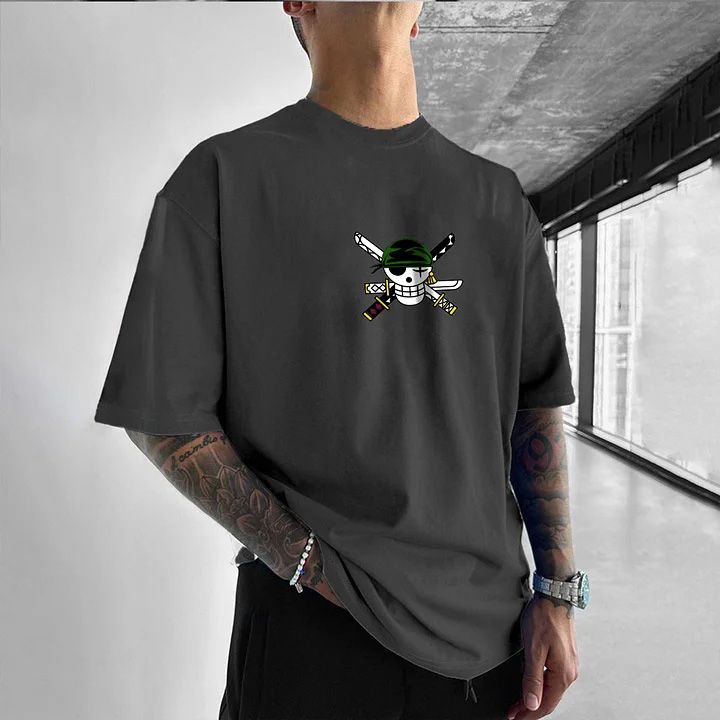 Unisex Anime Inspired Vintage T-Shirt丨