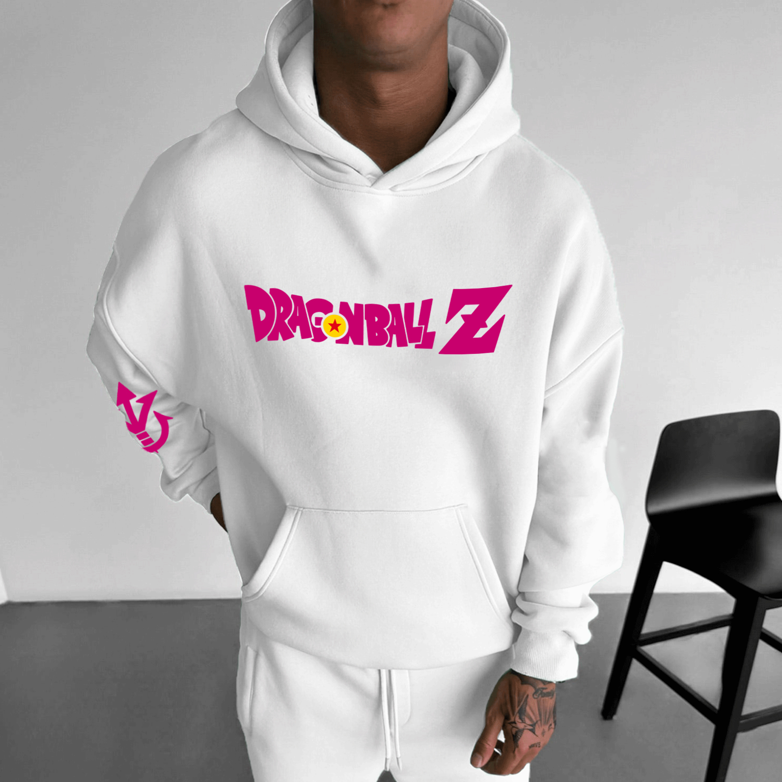 Unisex Anime Print  Casual Oversized Hoodie