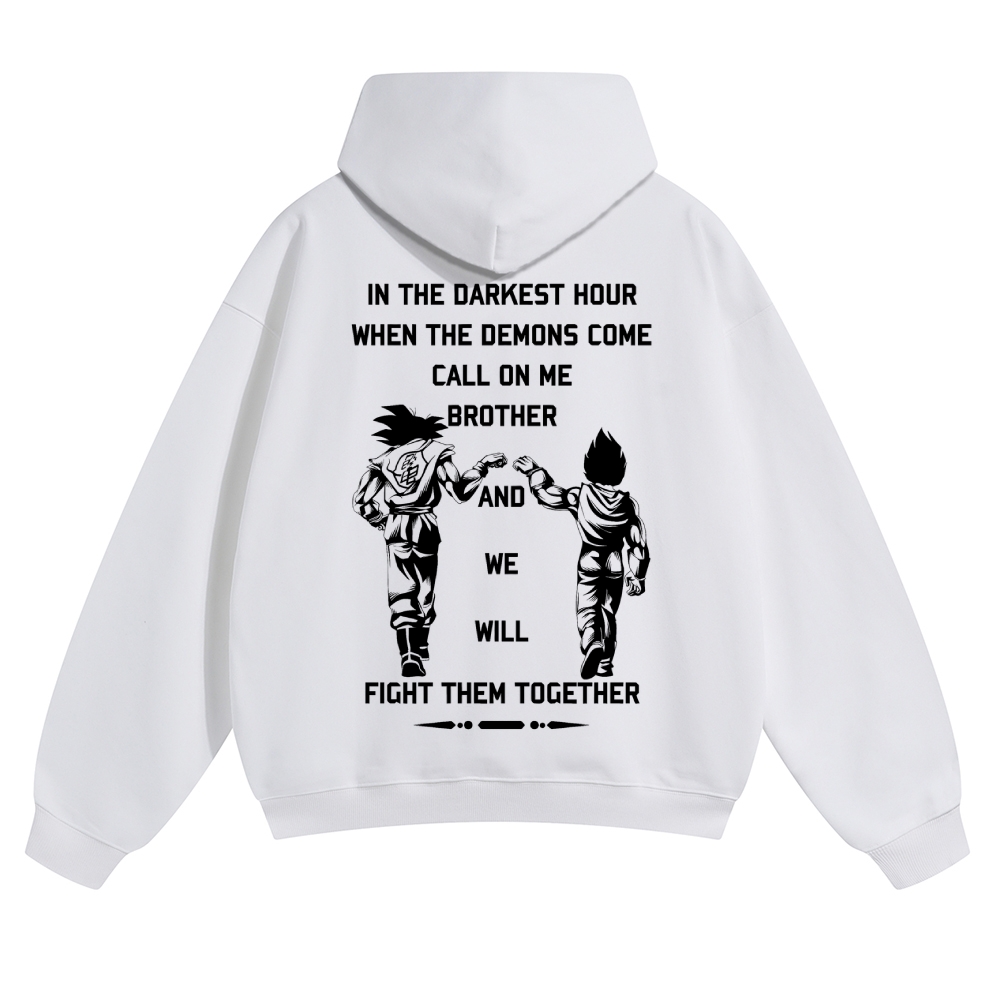 Unisex Anime Graphic Streetwear Vintage Hoodie