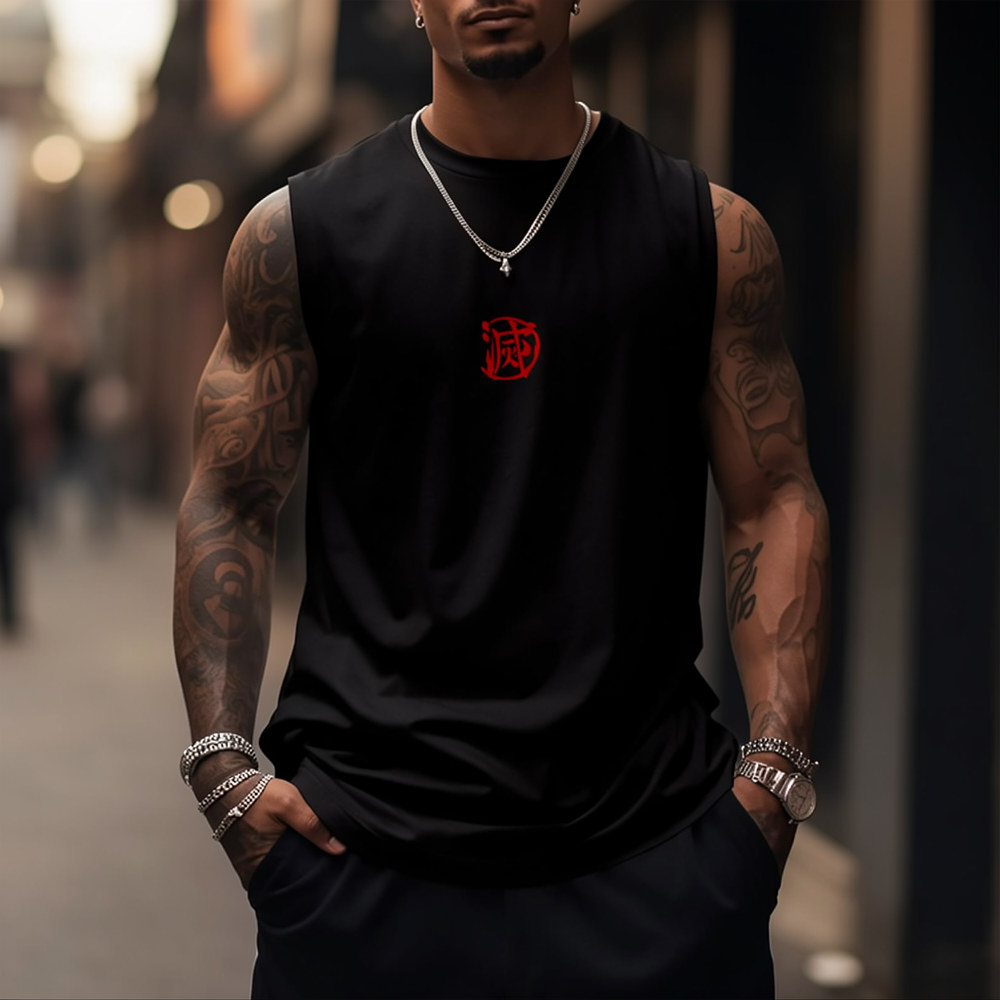 Unisex Demon Slayer Casual Anime  Tank Top