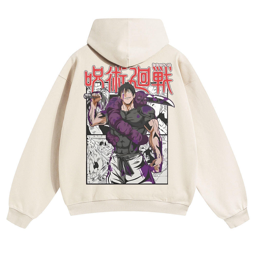 Unisex Casual Anime Print Hoodie-AnimeClothe