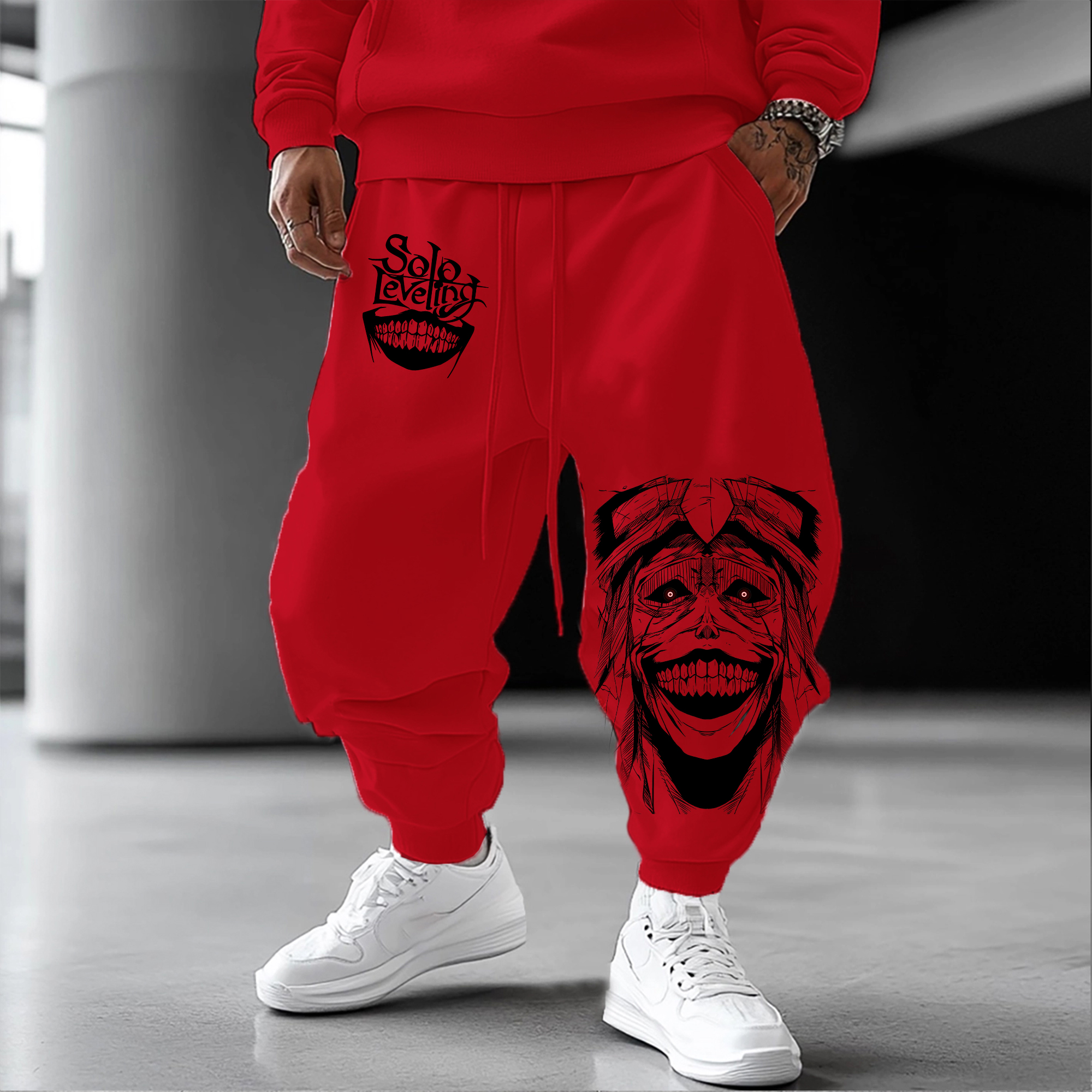Unisex Casual Anime Streetwear Pants