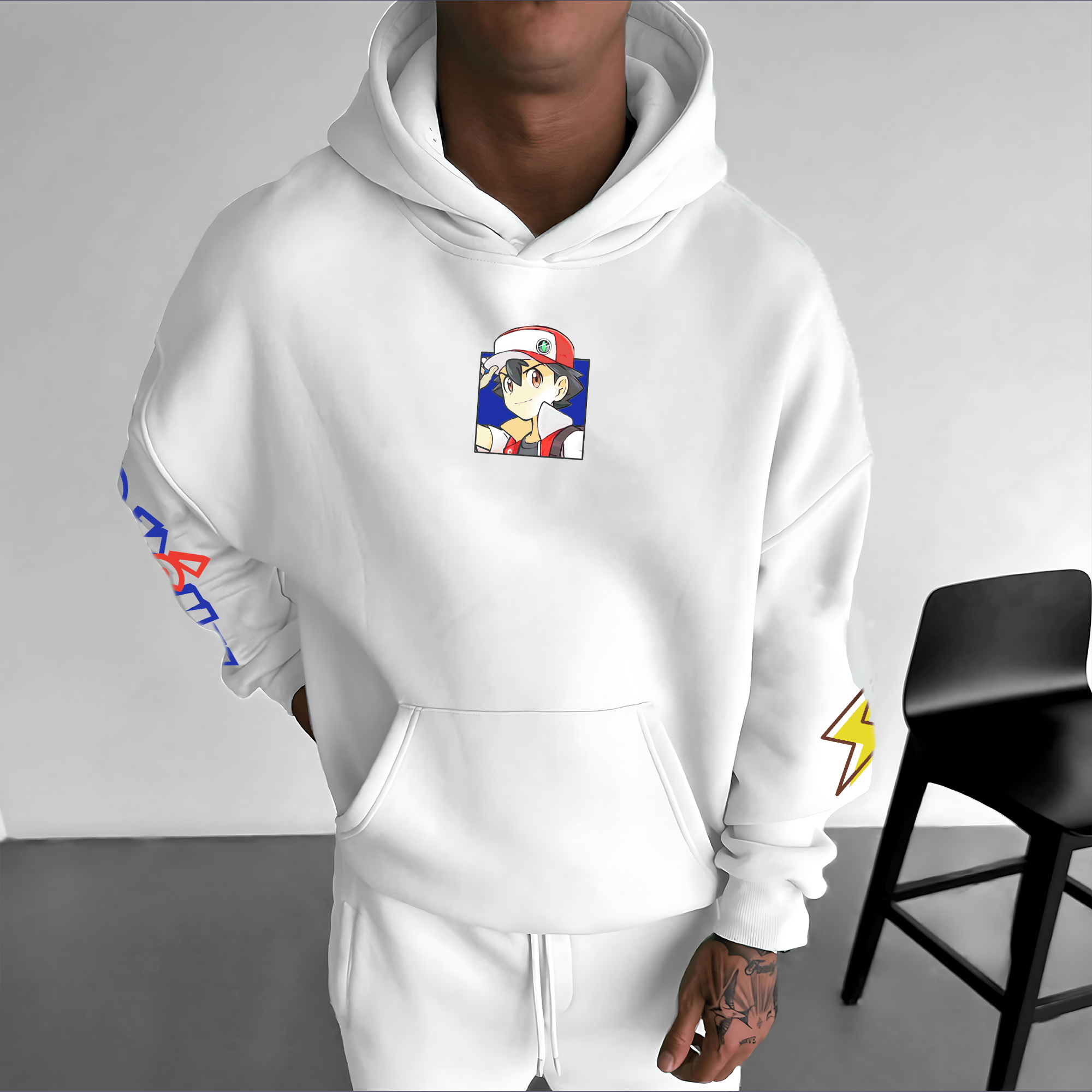 Unisex Anime Graphic Streetwear Vintage Hoodie-AnimeClothe