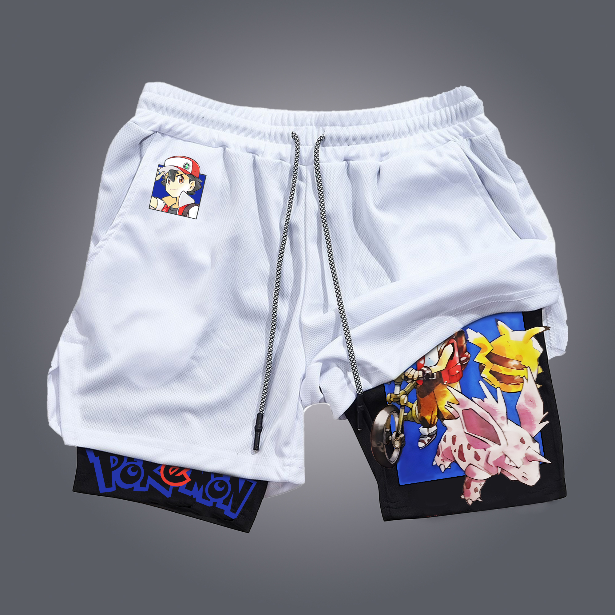 Unisex Casual Anime Streetwear Shorts-AnimeClothe