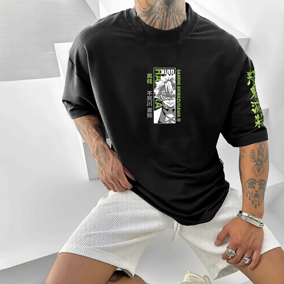 Unisex  Demon Slayer Anime Inspired Vintage T-Shirt