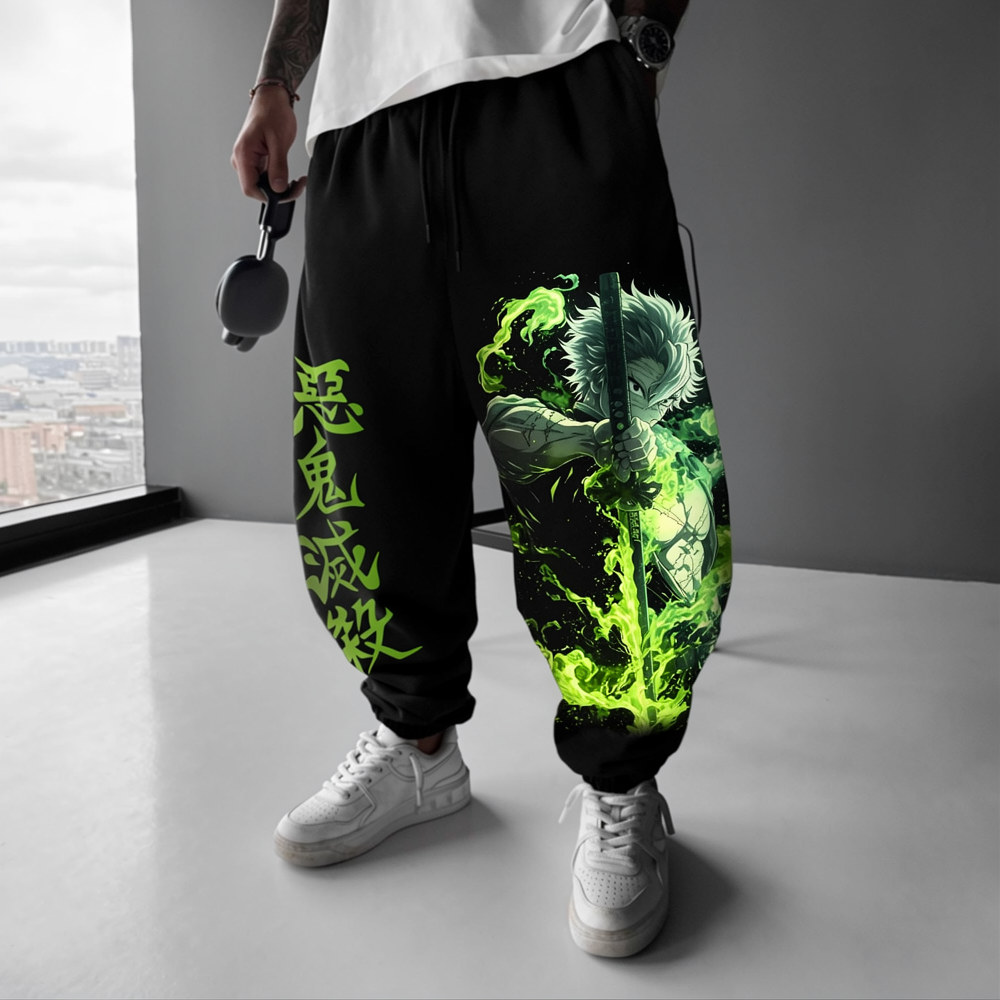 Unisex Demon Slayer Casual Anime Streetwear Pants