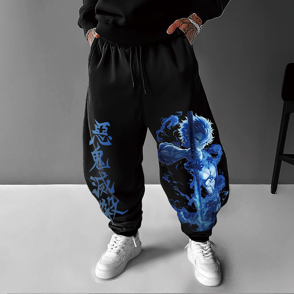 Unisex Demon Slayer Casual Anime Streetwear Pants
