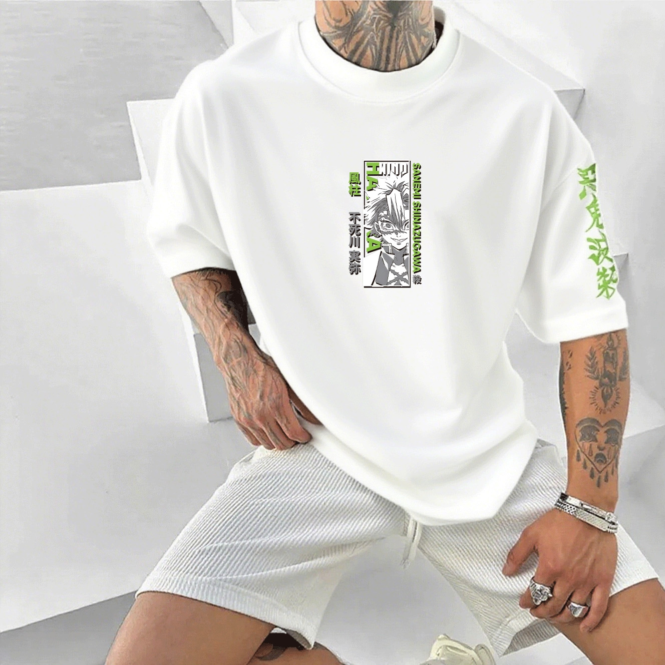 Unisex  Demon Slayer Anime Inspired Vintage T-Shirt