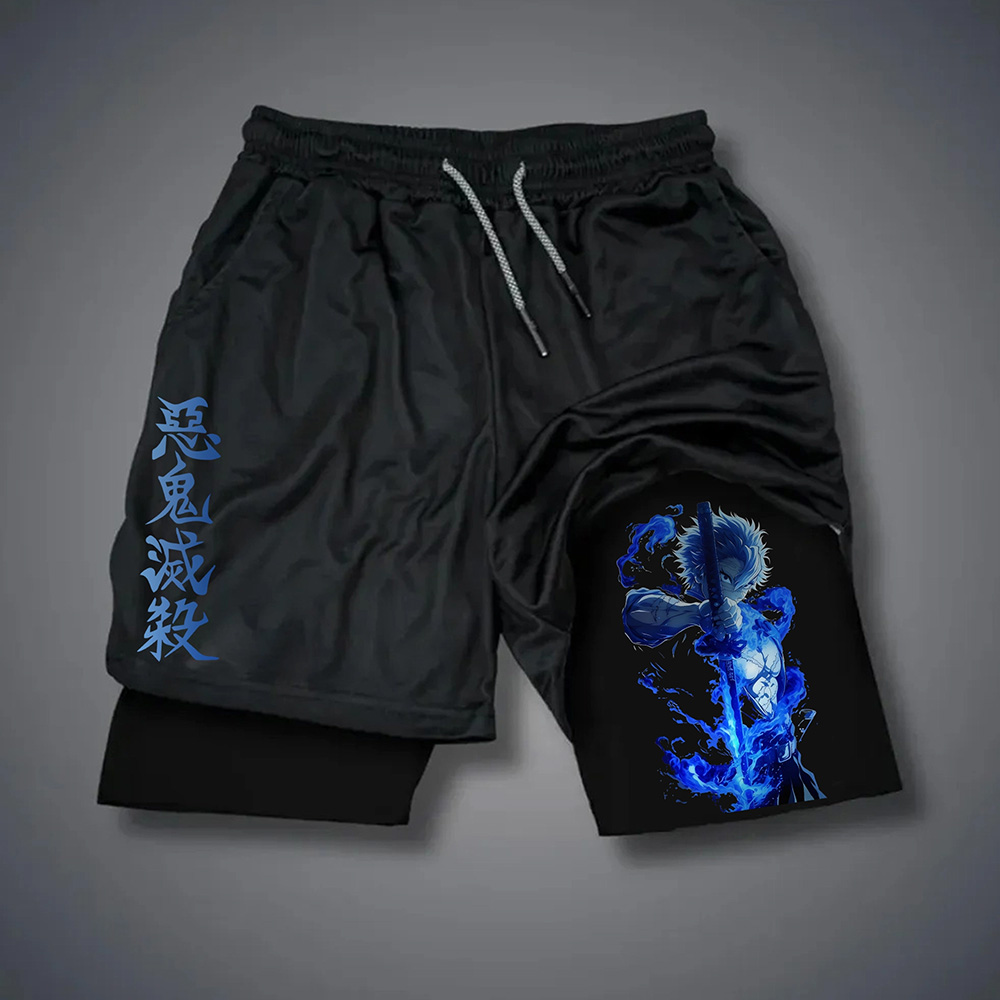 Unisex Demon Slayer Casual Anime Streetwear Shorts