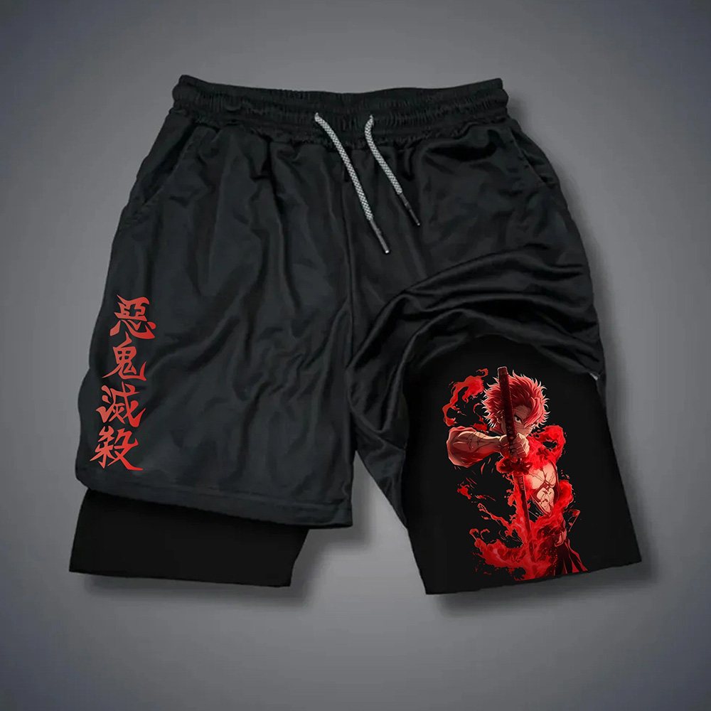 Unisex Demon Slayer Casual Anime Streetwear Shorts