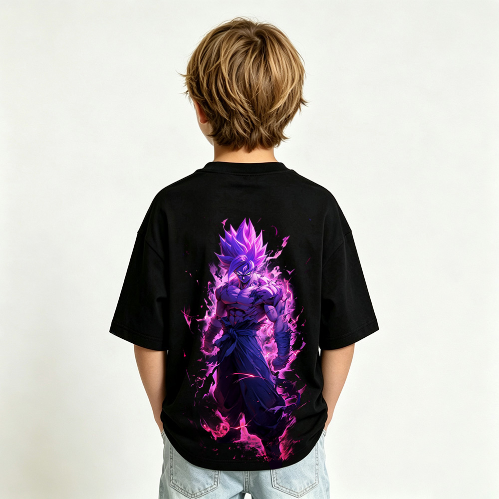 Dragon Ball Anime Graphic T-shirts for Goku Kids Cartoon Print Cotton Tee