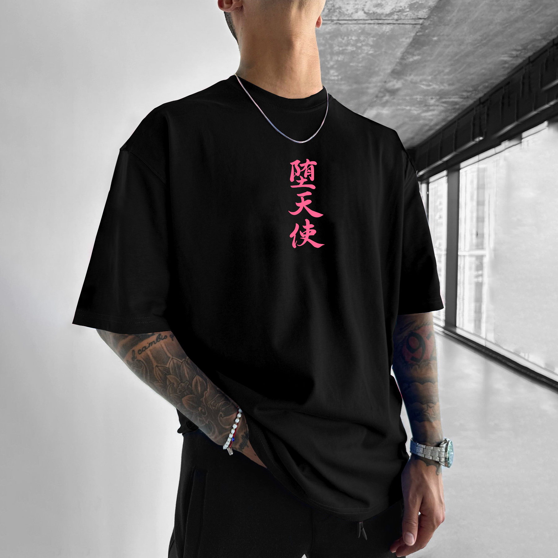 Casual Loose Anime Villain T-Shirt-AnimeClothe
