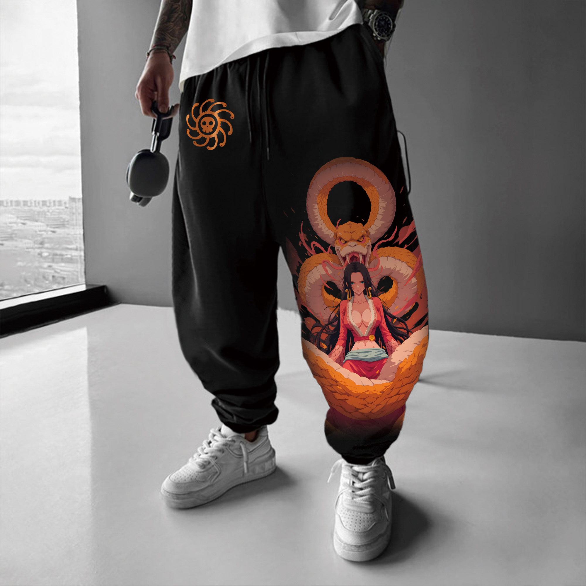 Unisex Anime Inspired Vintage Pants丨