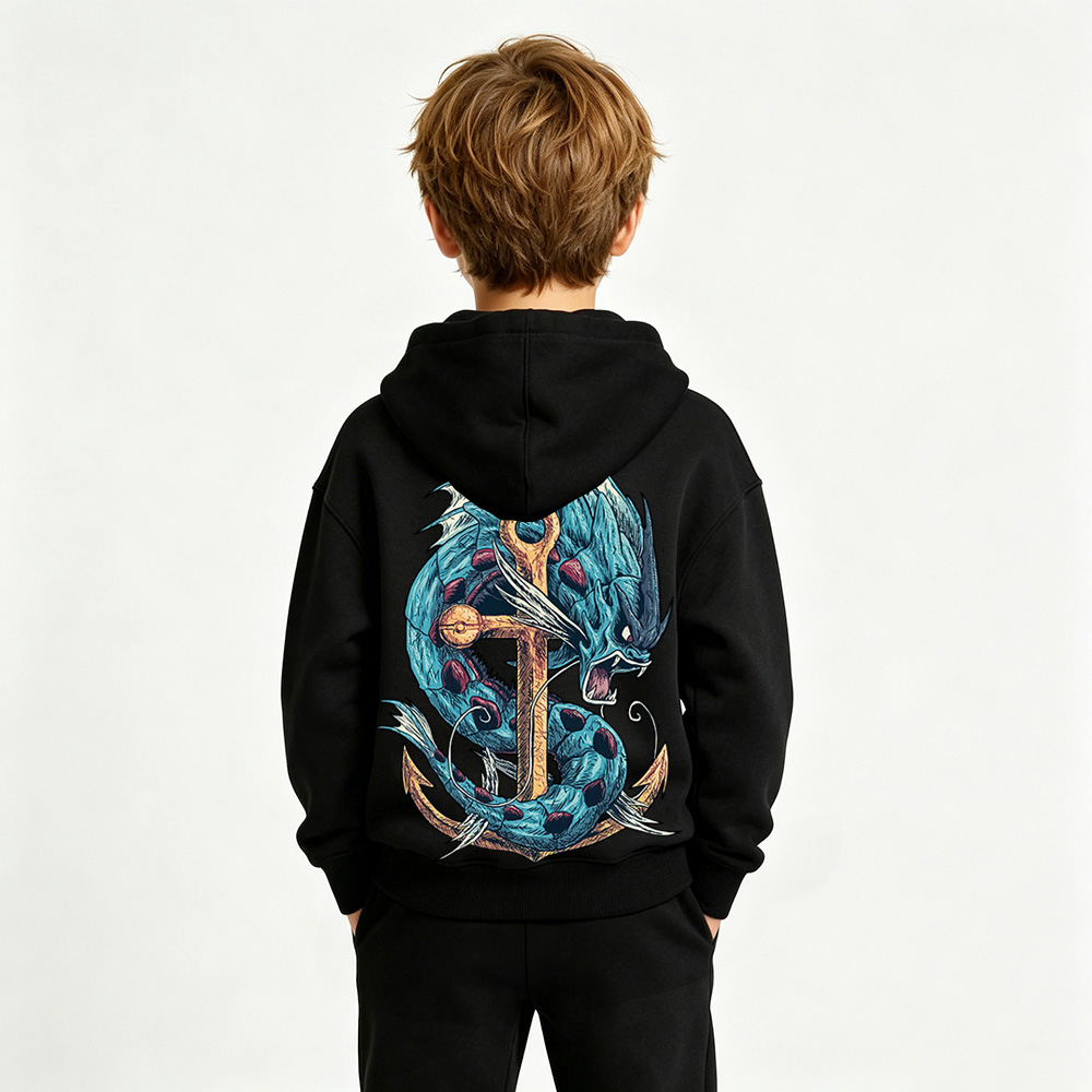 Pokémon Anime Graphic T-Shirt for Gyarados Kids Cartoon Print Cotton Tee
