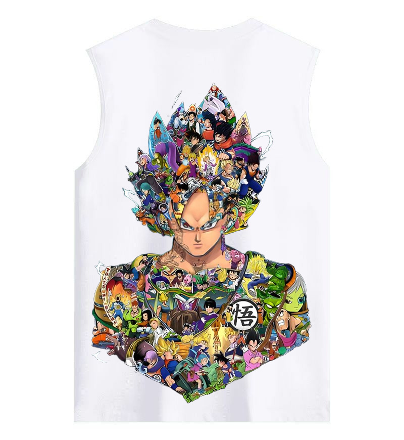 Unisex Anime Sleeveless Tank Top