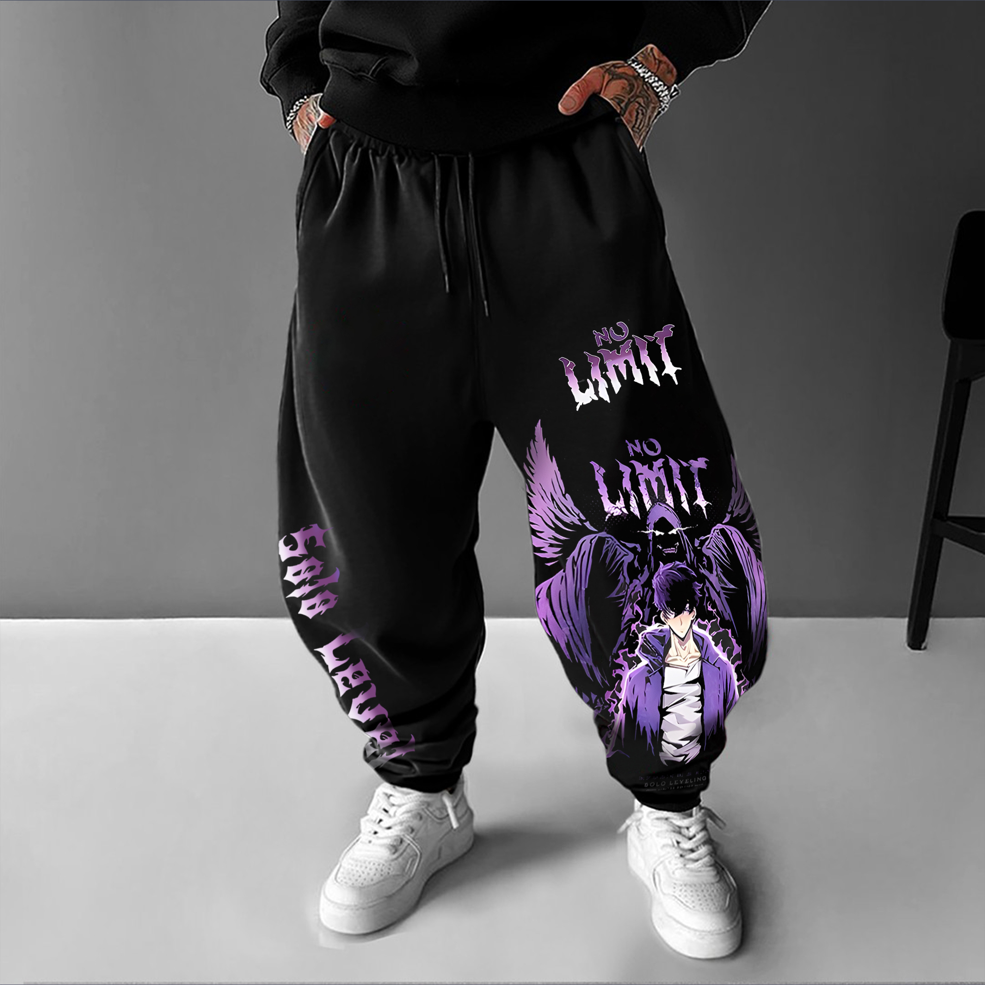 Unisex Casual Anime Streetwear Pants