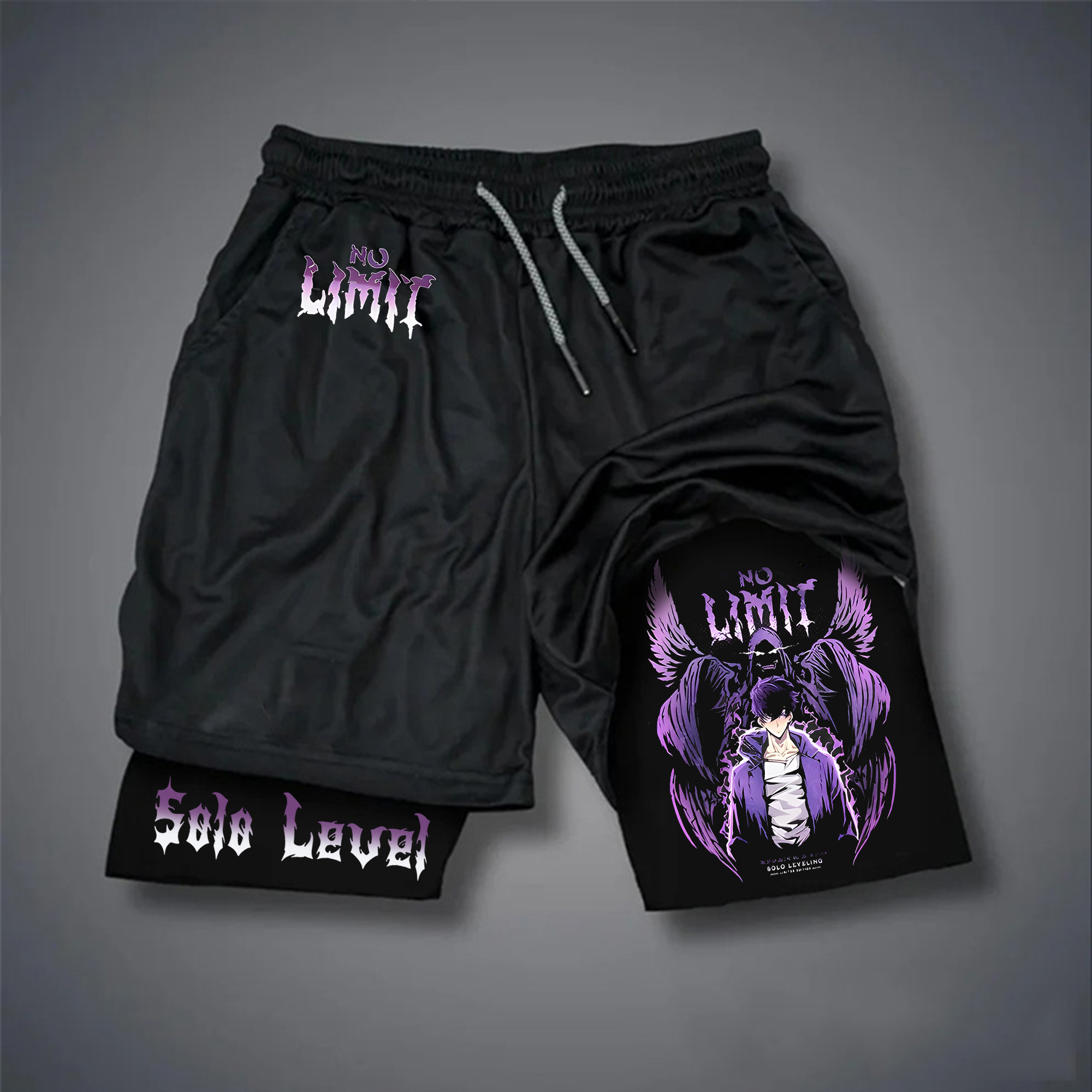 Unisex Casual Anime Streetwear Shorts-AnimeClothe