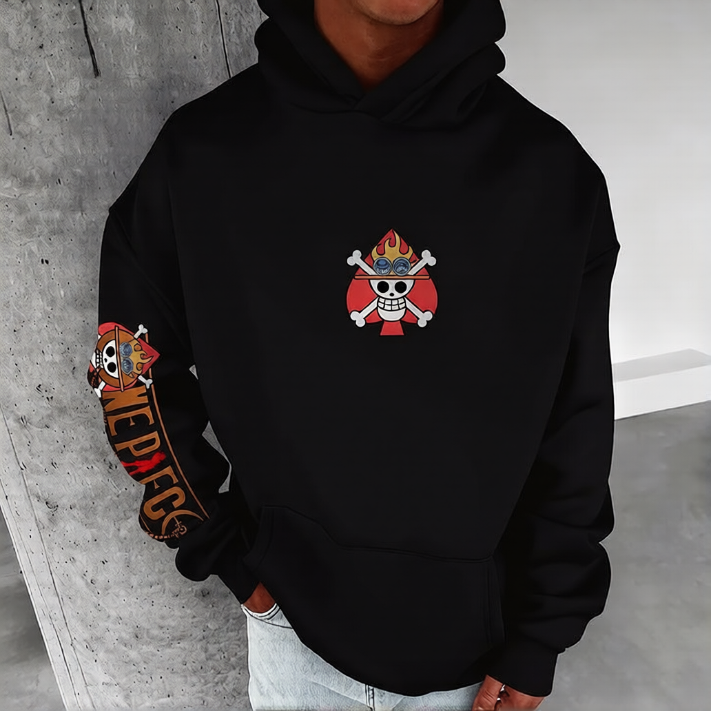 Unisex Anime Graphic Streetwear Vintage Hoodie