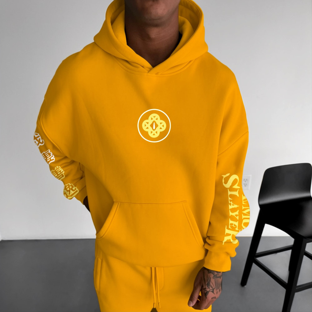 Unisex Demon Slayer Anime Graphic Streetwear Vintage Hoodie