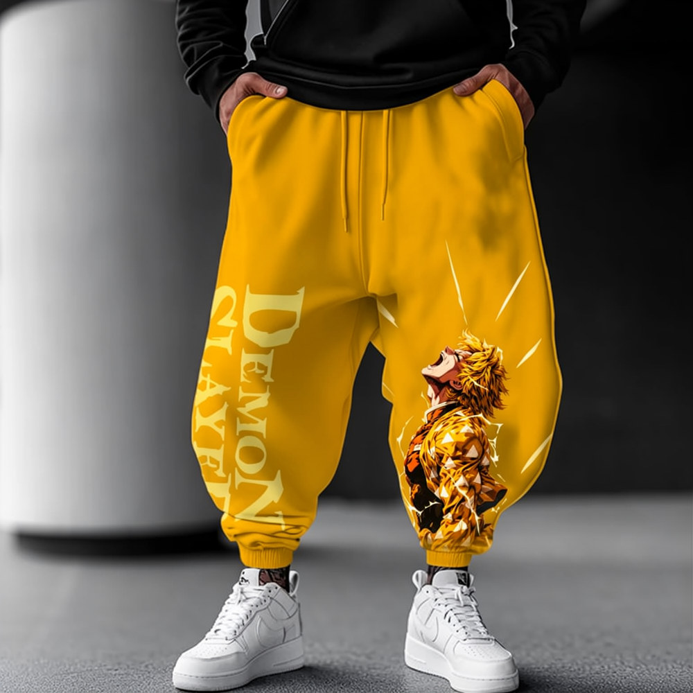 Unisex Demon Slayer Casual Anime Streetwear Pants